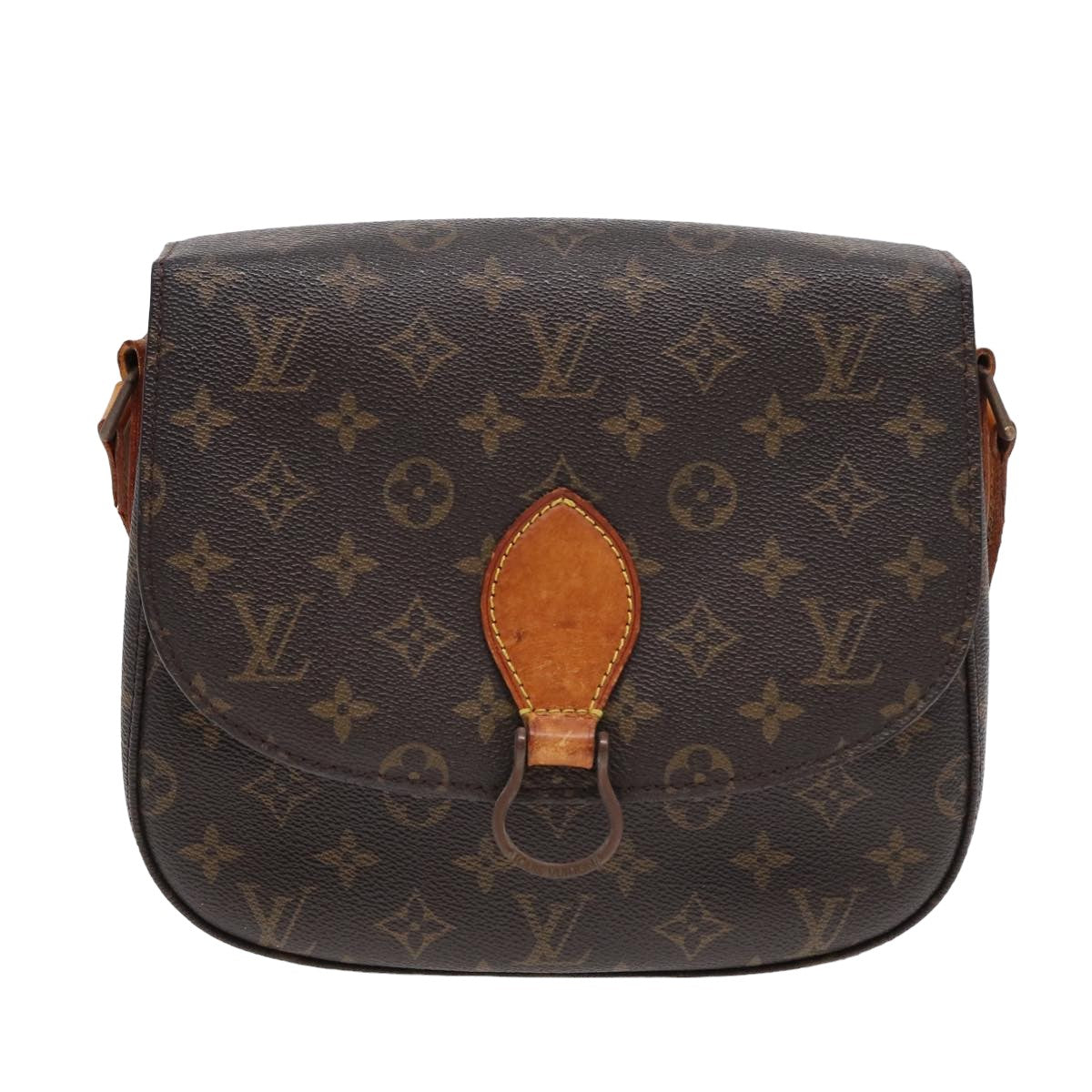 LOUIS VUITTON Monogram Saint Cloud GM Shoulder Bag M51242 LV bs15993