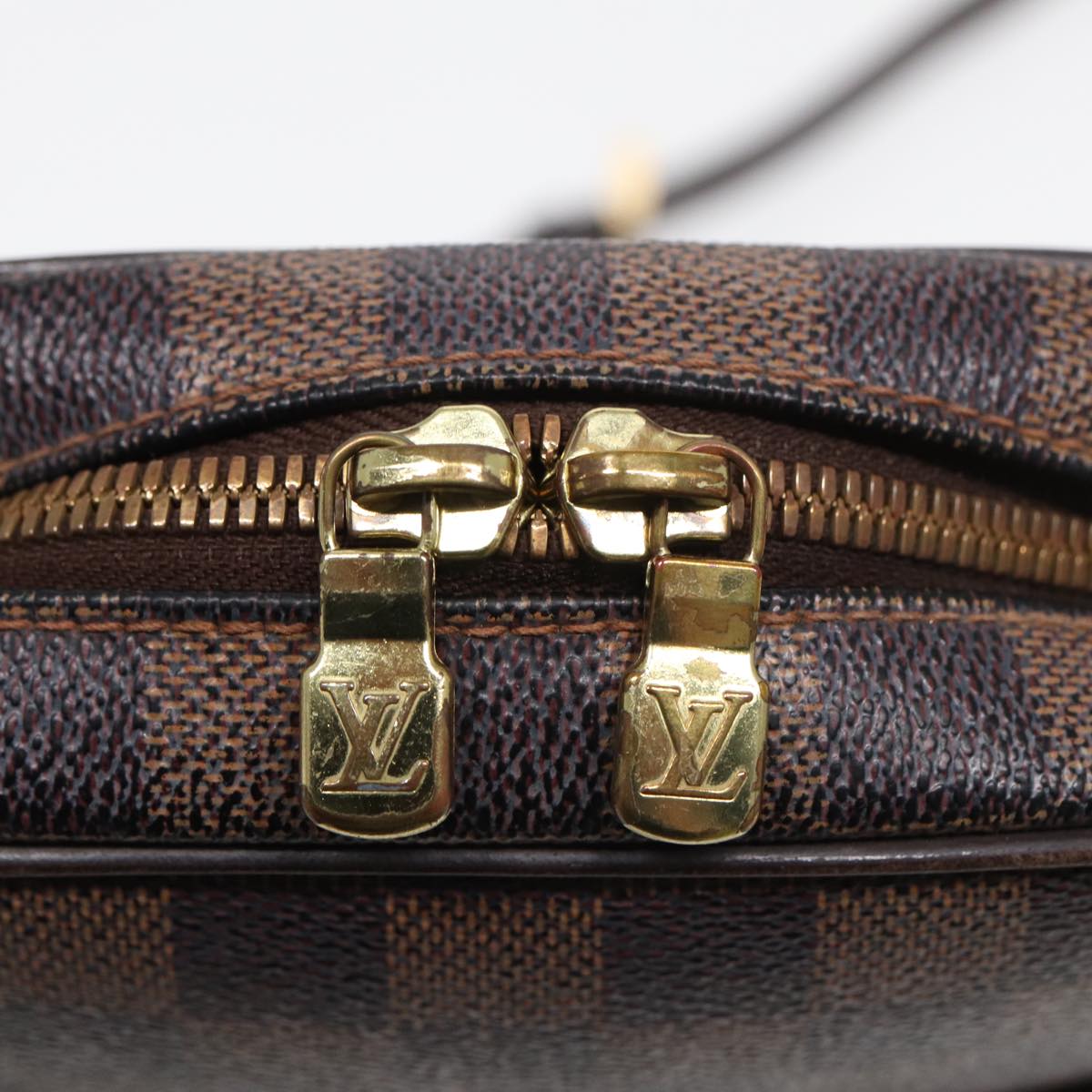 LOUIS VUITTON Damier Ebene Ipanema PM Shoulder Bag N51294 LV bs16030