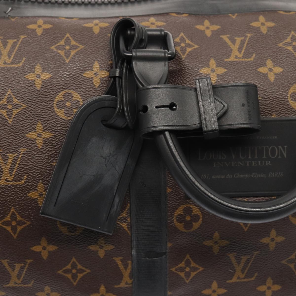 LOUIS VUITTON Monogram Waterproof Keepall Bandouliere55 BostonBag M41411 bs16053