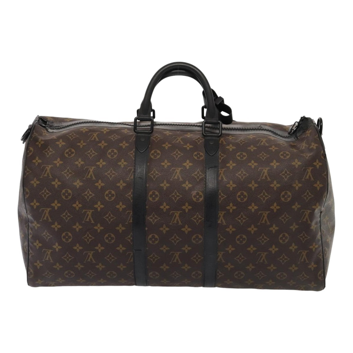 LOUIS VUITTON Monogram Waterproof Keepall Bandouliere55 BostonBag M41411 bs16053