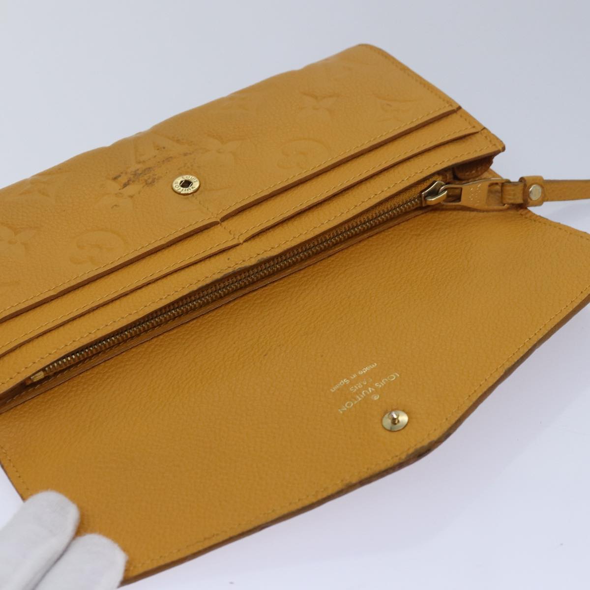 LOUIS VUITTON Empreinte Portefeuille Curieuse Wallet M60409 bs16087