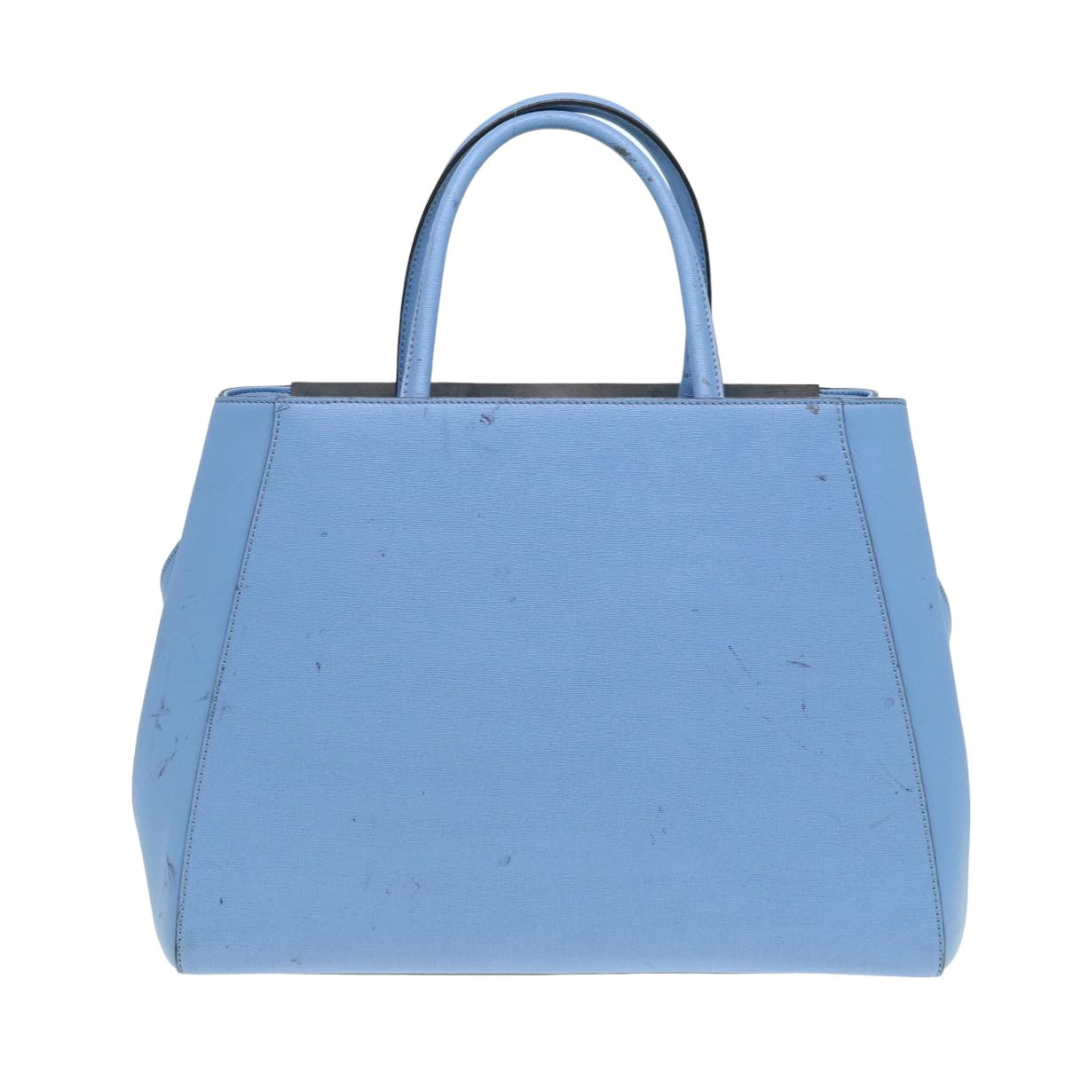 Luxury Fendi Hand Bag Leather 2way Bluebs16088