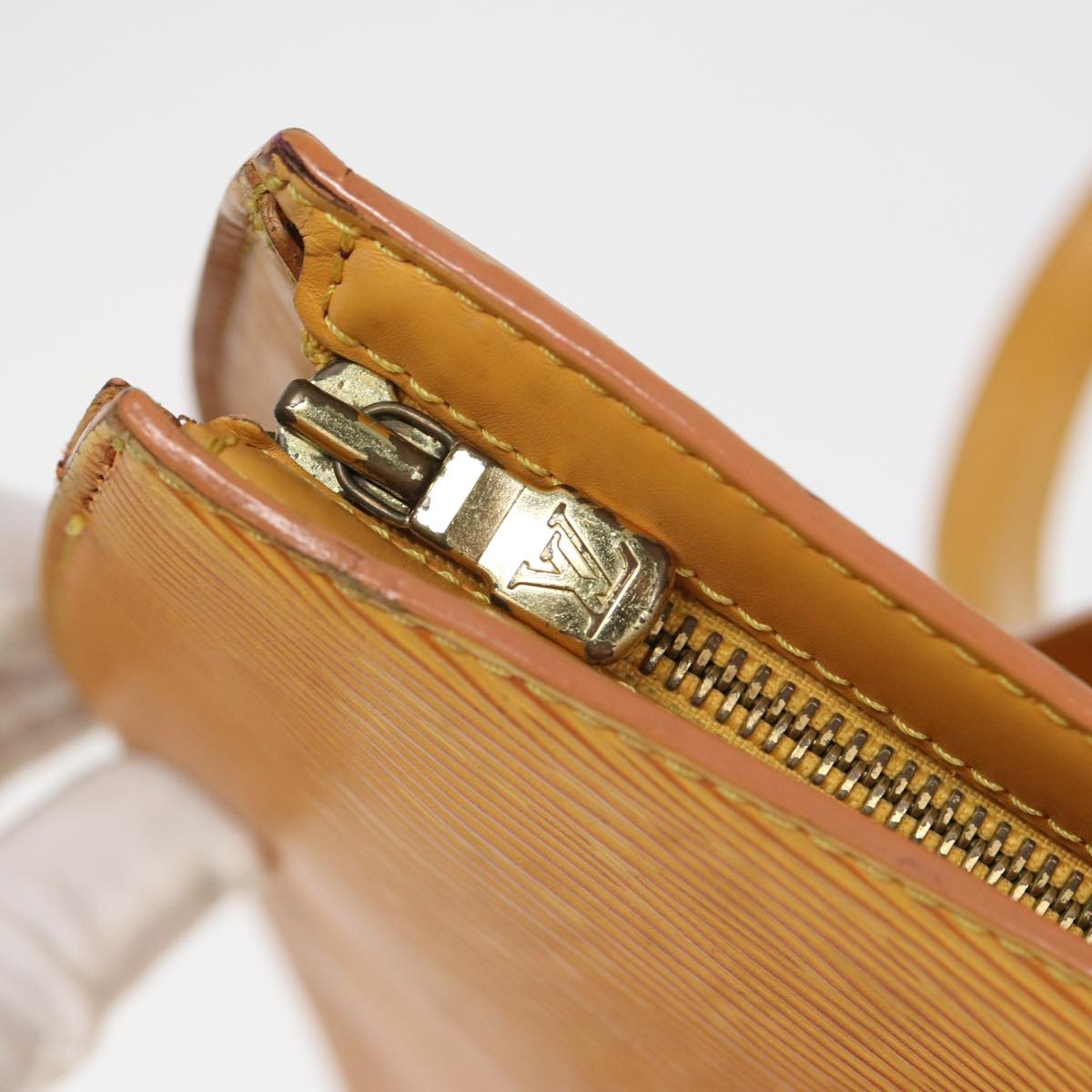 LOUIS VUITTON Epi Saint Jacques Shopping Shoulder Bag Yellow M52269 bs16109