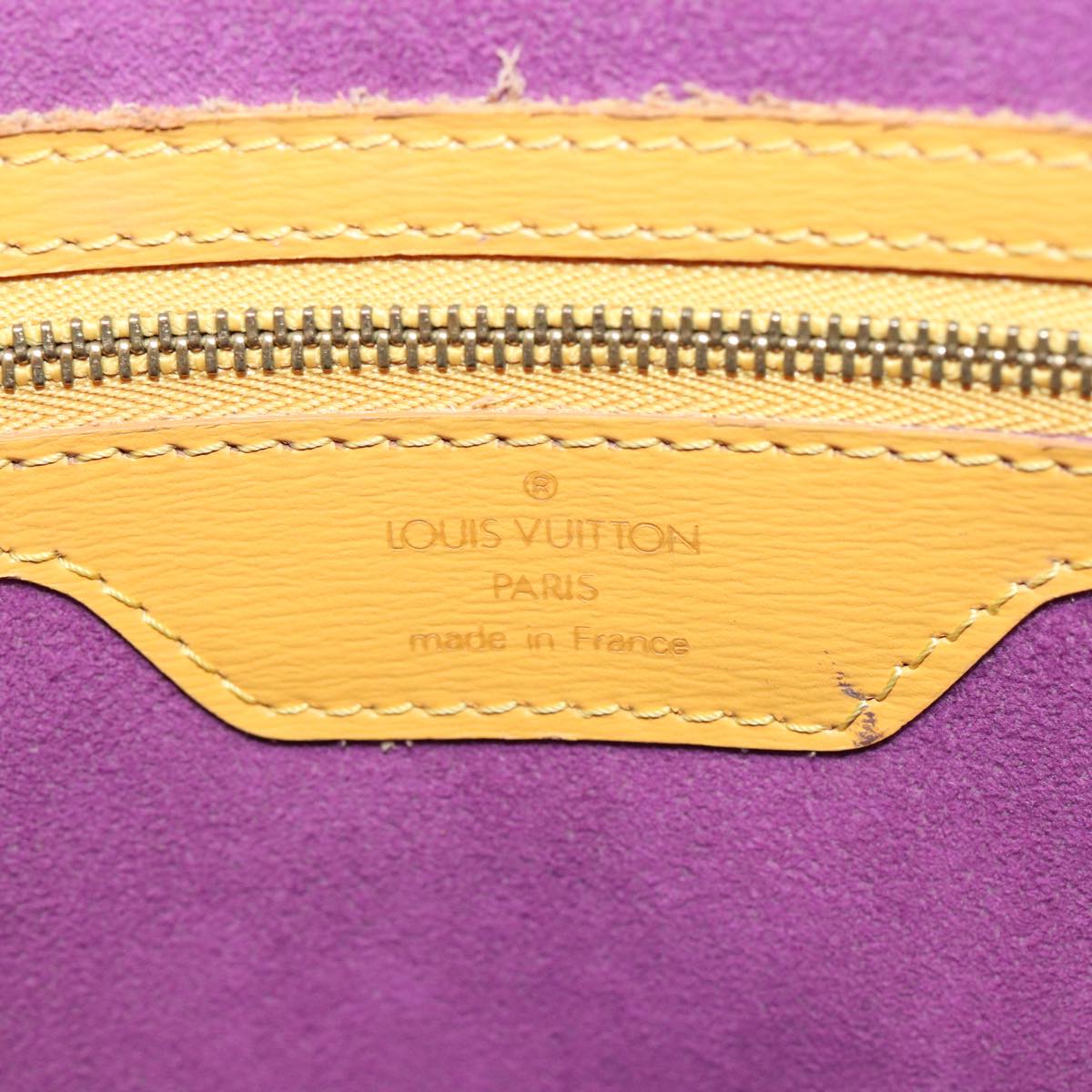 LOUIS VUITTON Epi Saint Jacques Shopping Shoulder Bag Yellow M52269 bs16109