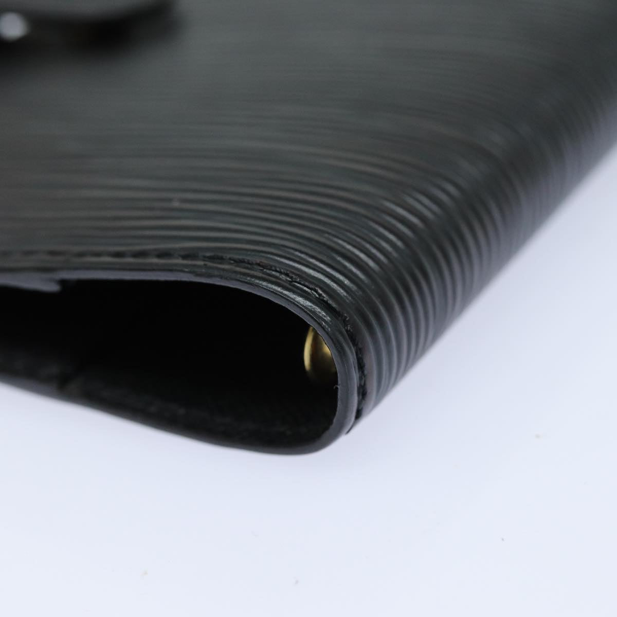 LOUIS VUITTON Epi Agenda PM Day Planner Cover Black R20052 LV bs16117