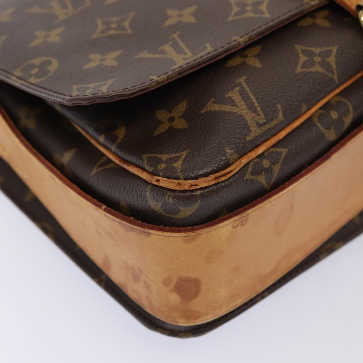 LOUIS VUITTON Monogram Cartouchiere GM Shoulder Bag M51252 LV bs16121