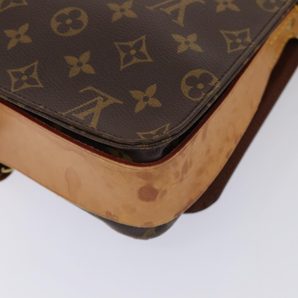 LOUIS VUITTON Monogram Cartouchiere GM Shoulder Bag M51252 LV bs16121