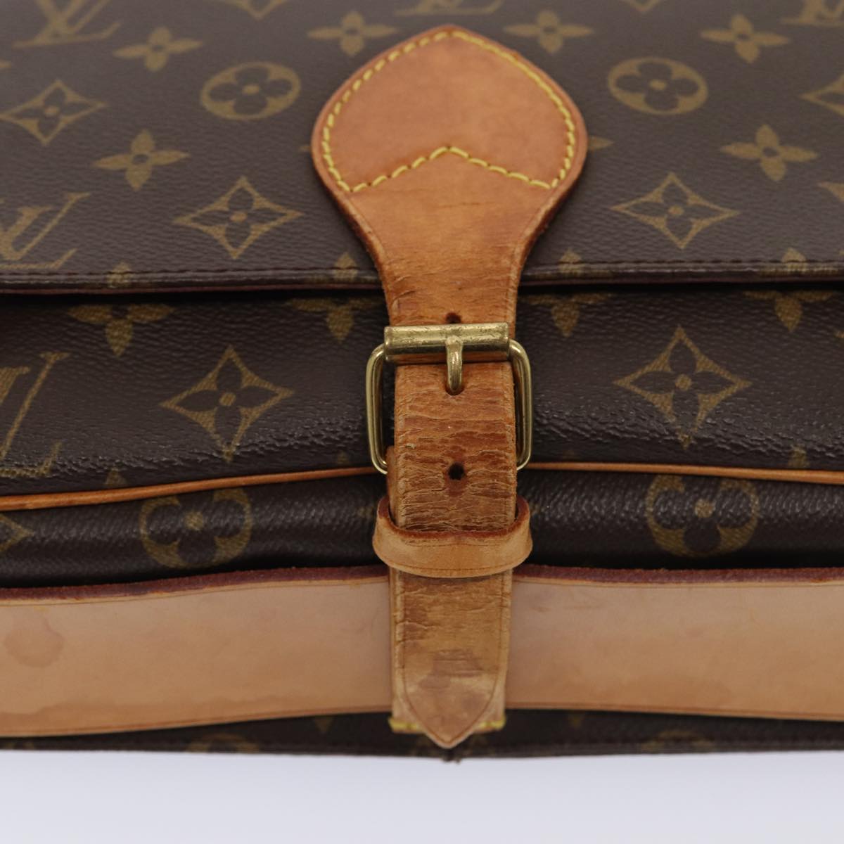 LOUIS VUITTON Monogram Cartouchiere GM Shoulder Bag M51252 LV bs16121
