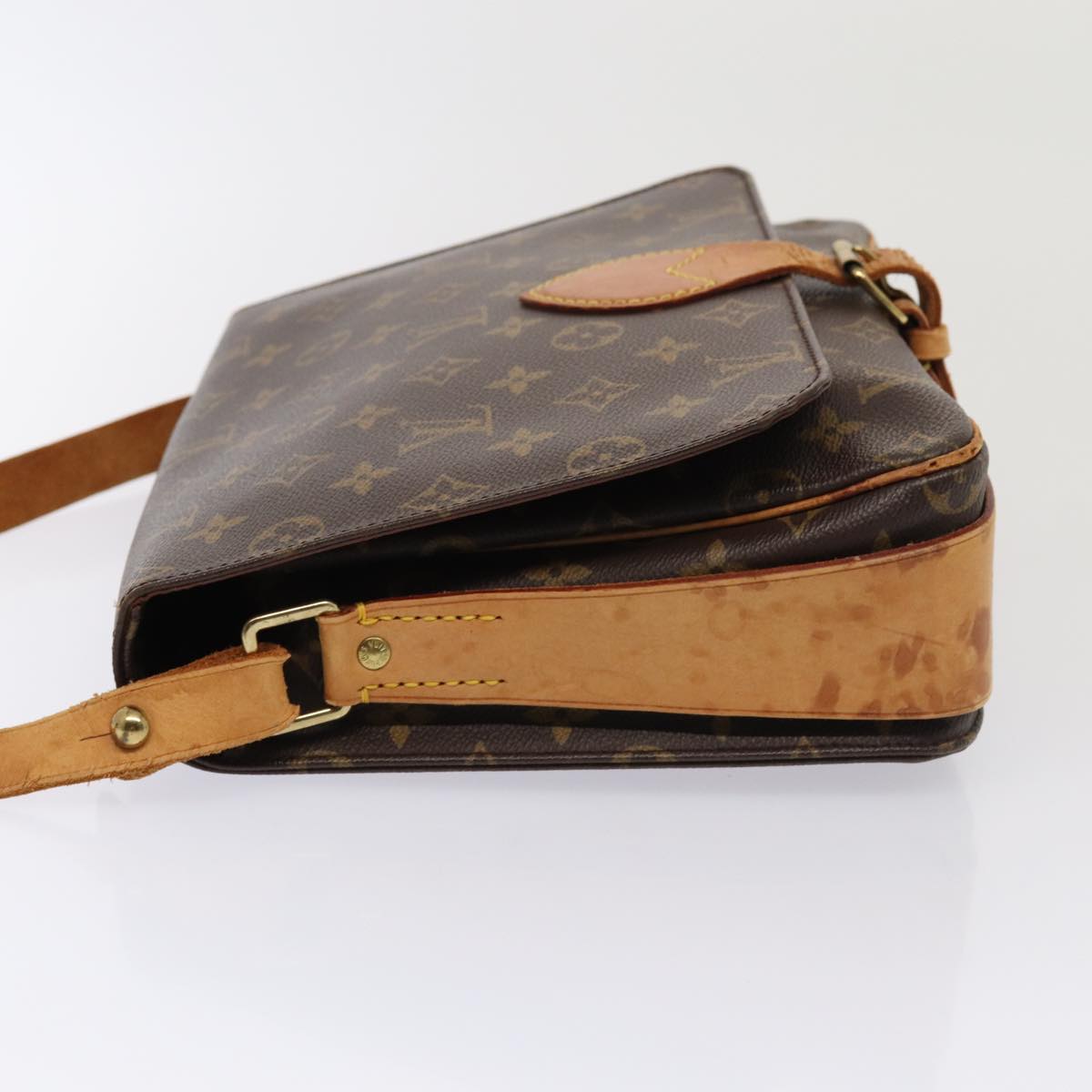LOUIS VUITTON Monogram Cartouchiere GM Shoulder Bag M51252 LV bs16121