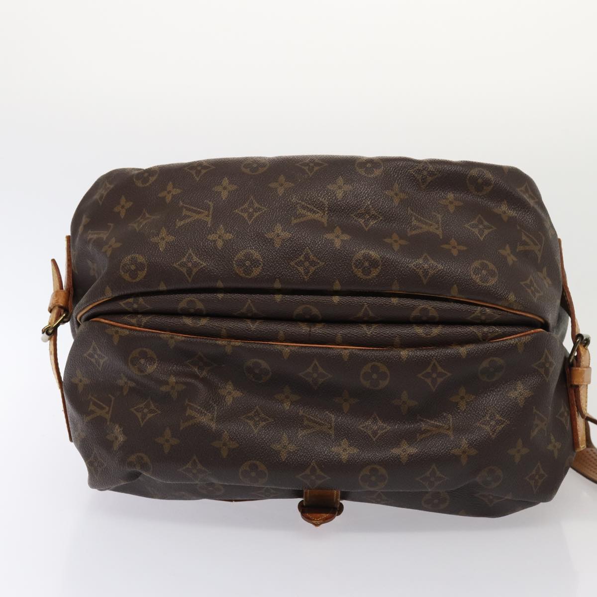 LOUIS VUITTON Monogram Saumur 35 Shoulder Bag M42254 LV bs16127