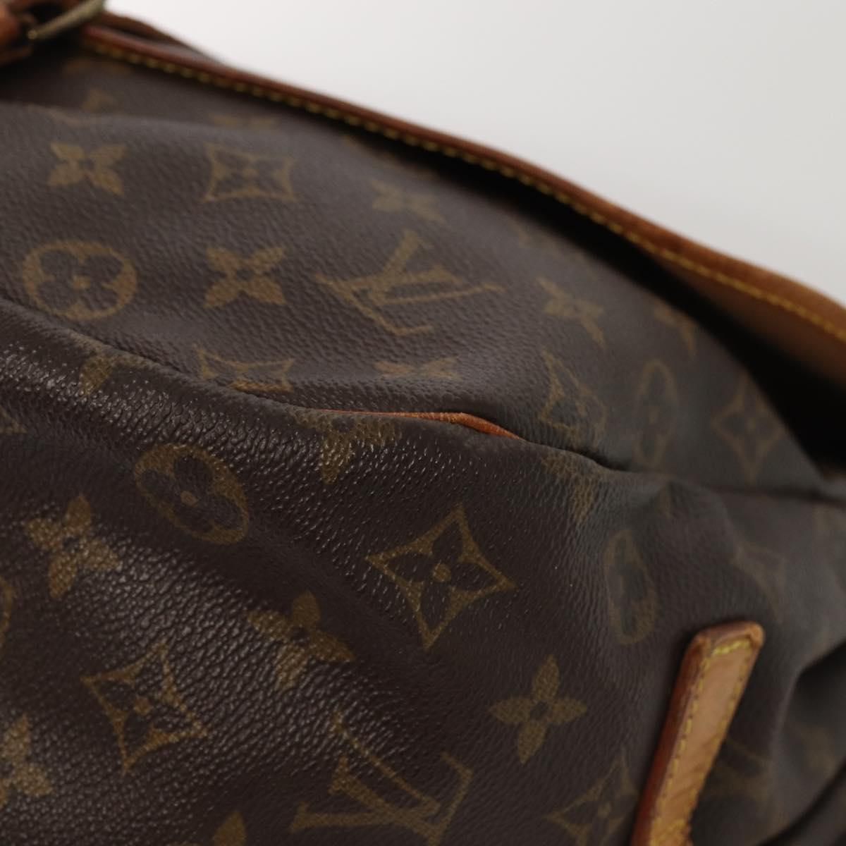 LOUIS VUITTON Monogram Saumur 35 Shoulder Bag M42254 LV bs16127