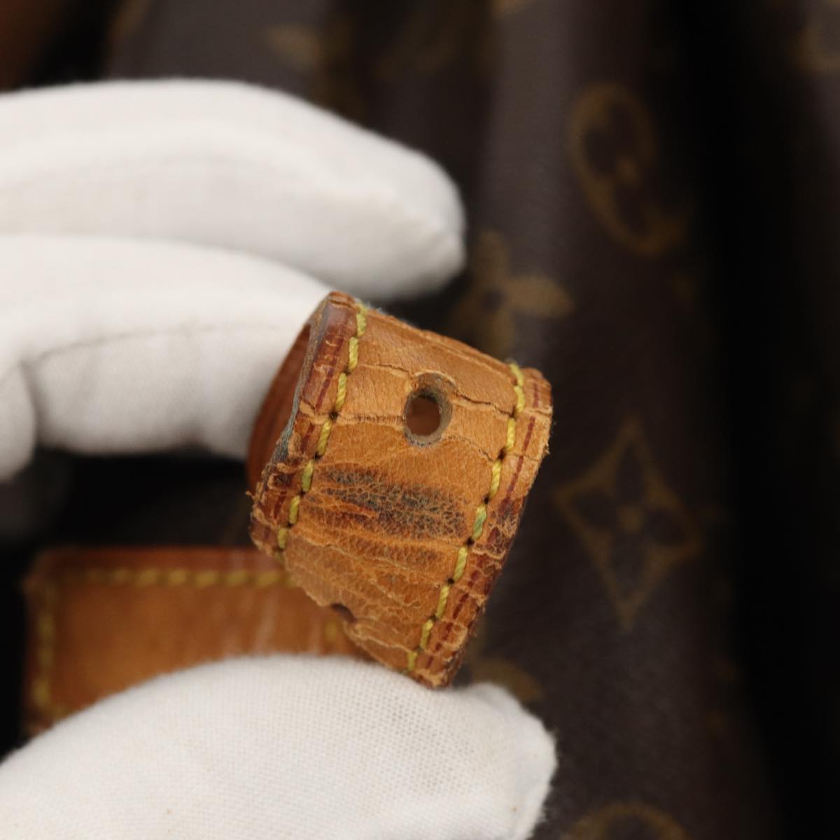 LOUIS VUITTON Monogram Saumur 35 Shoulder Bag M42254 LV bs16127