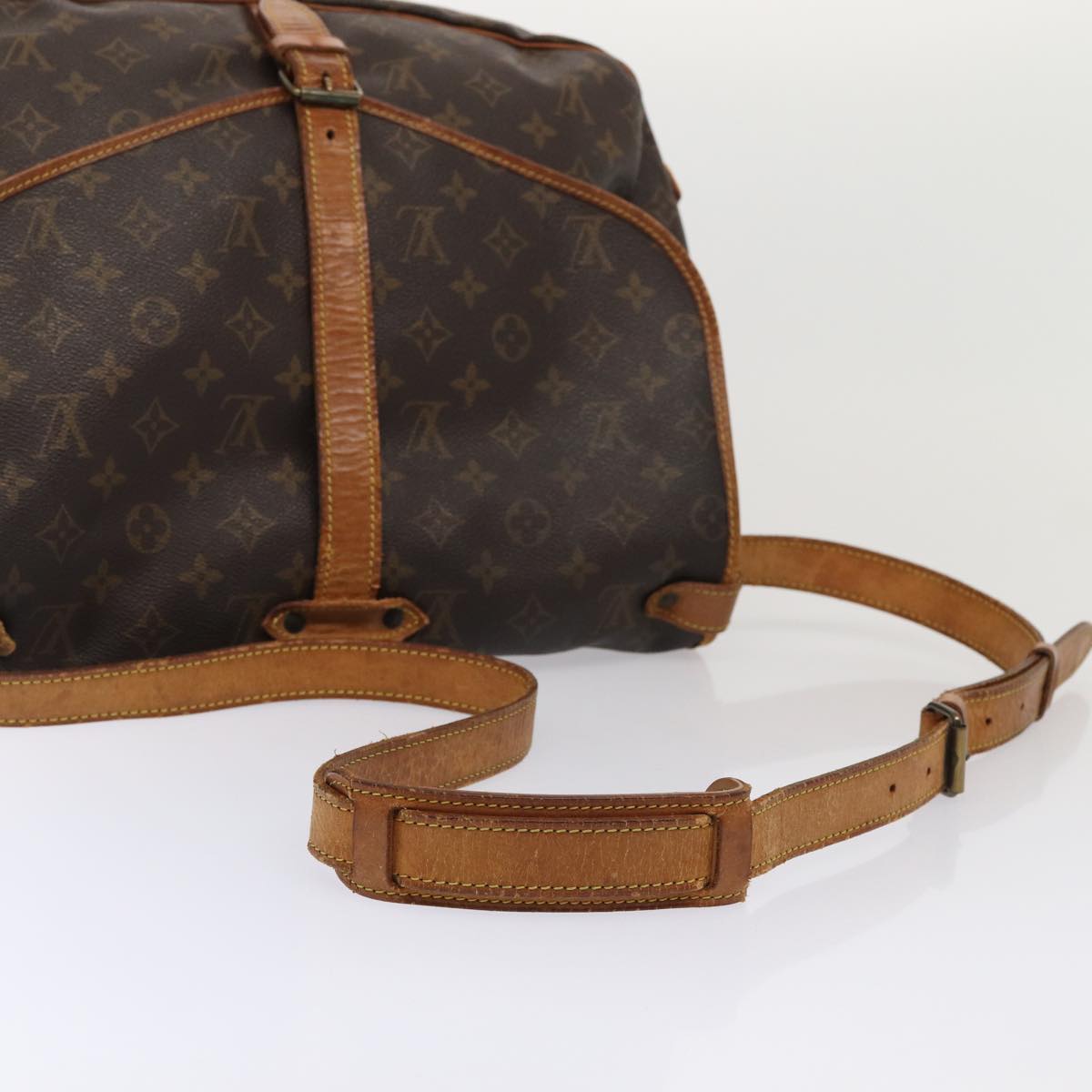 LOUIS VUITTON Monogram Saumur 35 Shoulder Bag M42254 LV bs16127