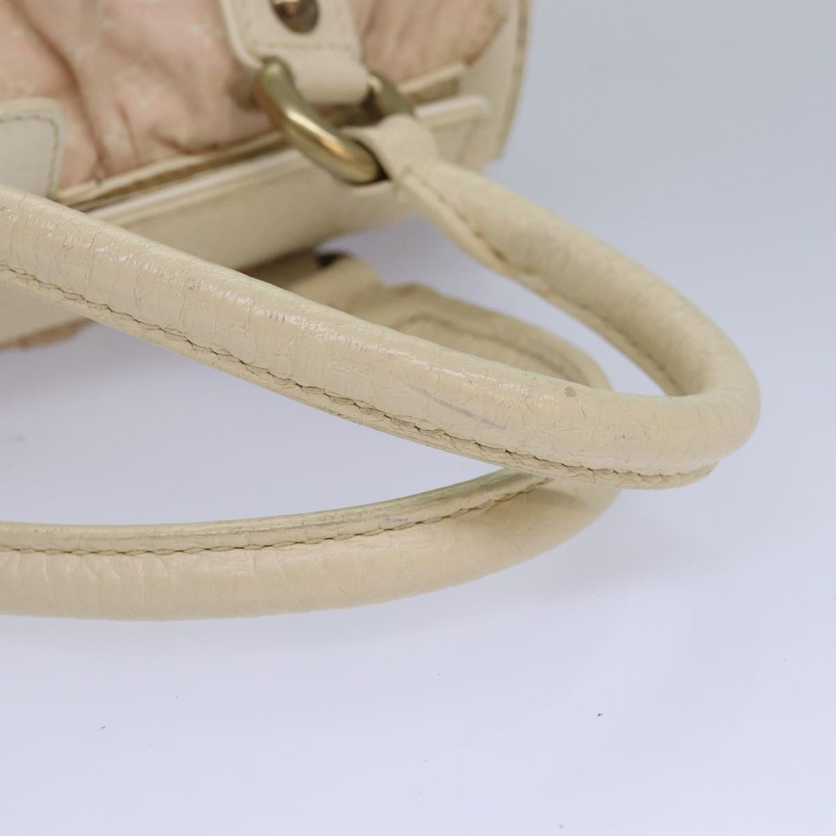 LOUIS VUITTON Monogram Mini Lin Trapeze PM Hand Bag Pink M40062 LV bs16132