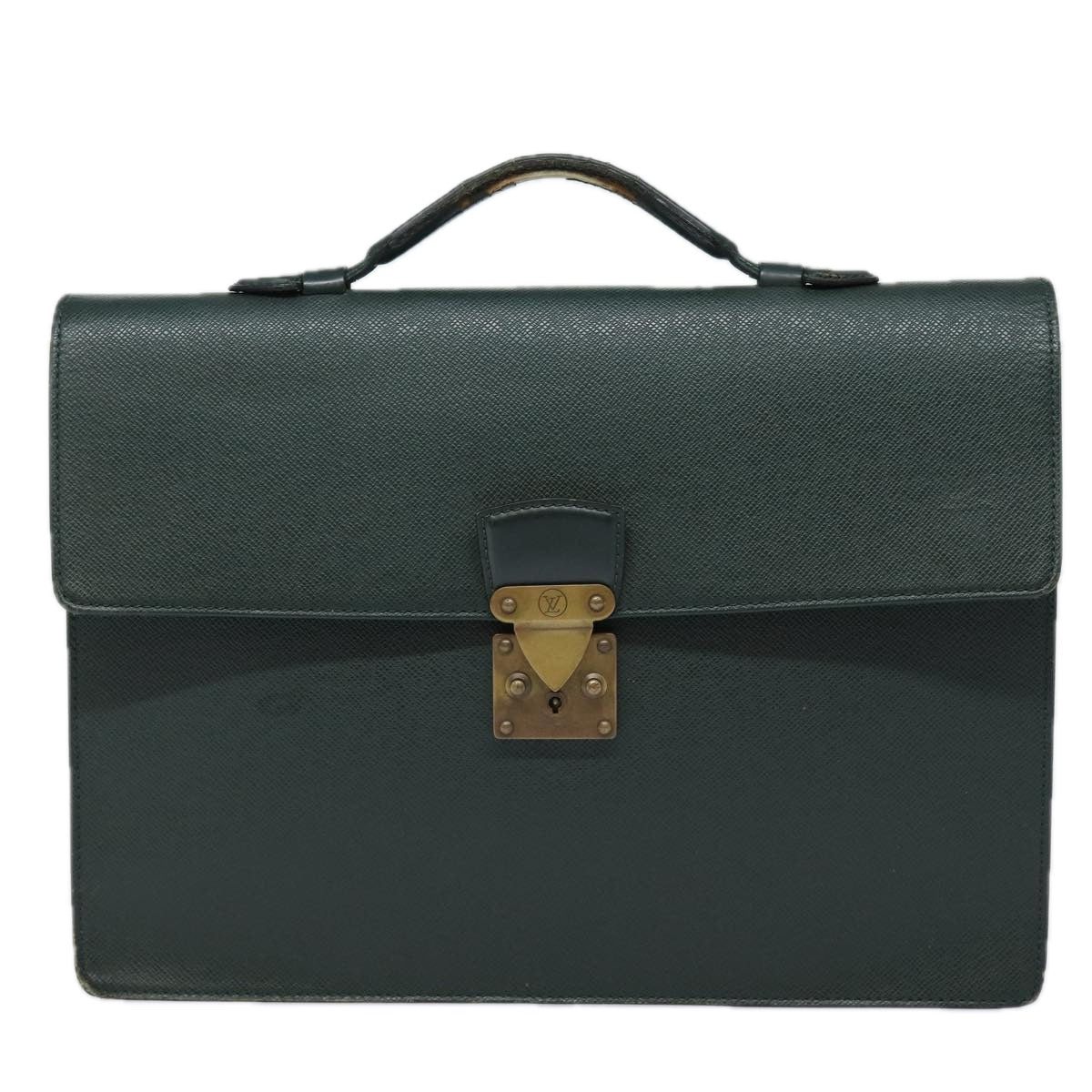 LOUIS VUITTON Taiga Serviette Kourad Business Bag Epicea M30074 LV bs16133