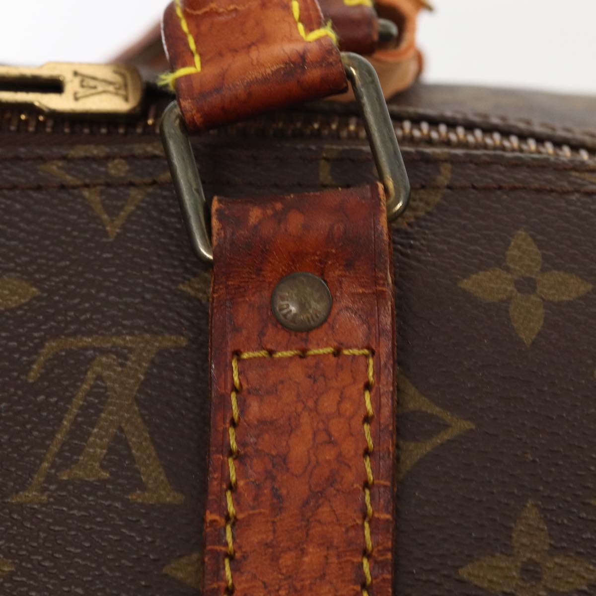LOUIS VUITTON Monogram Keepall Bandouliere 50 Boston Bag M41416 LV bs16137