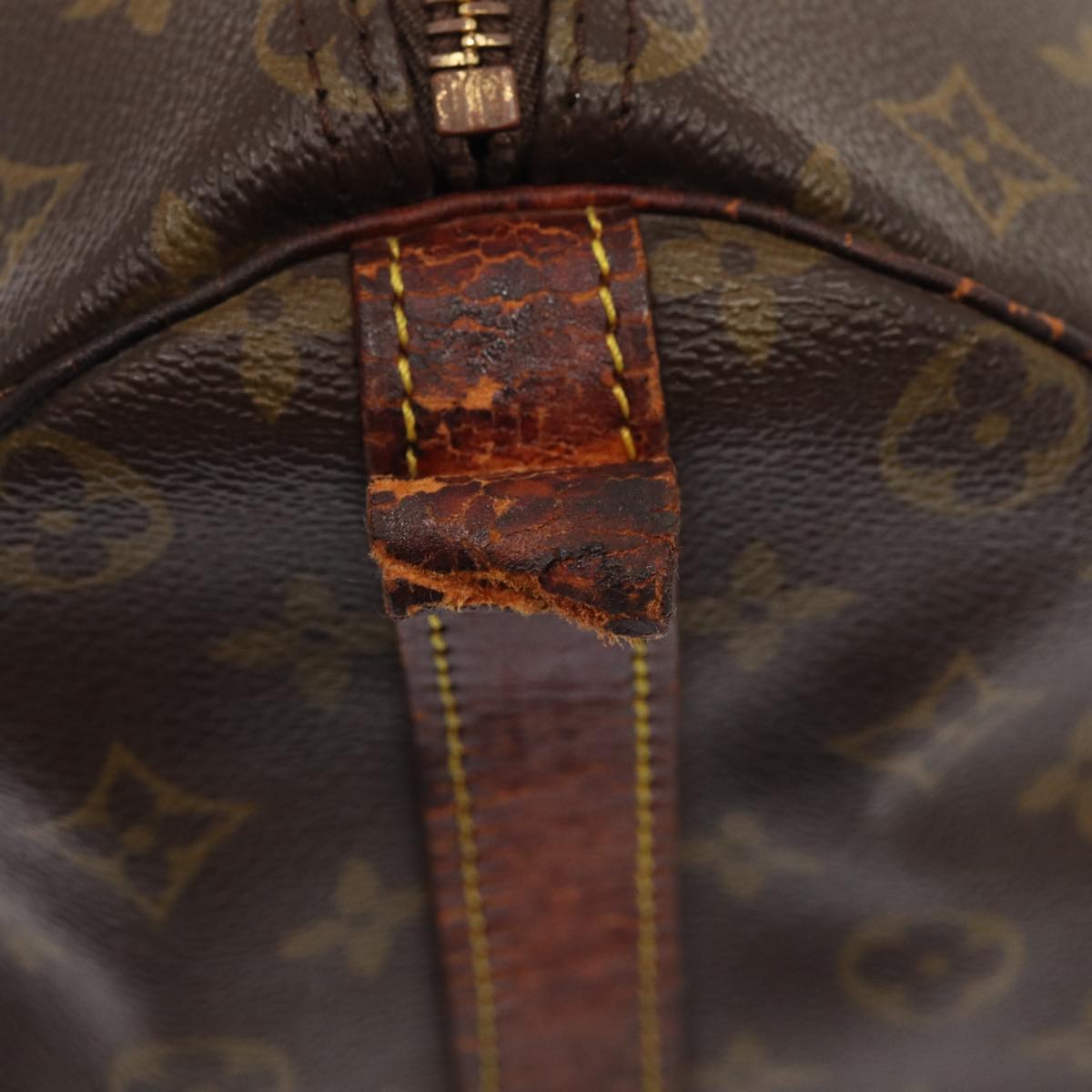 LOUIS VUITTON Monogram Keepall Bandouliere 50 Boston Bag M41416 LV bs16137