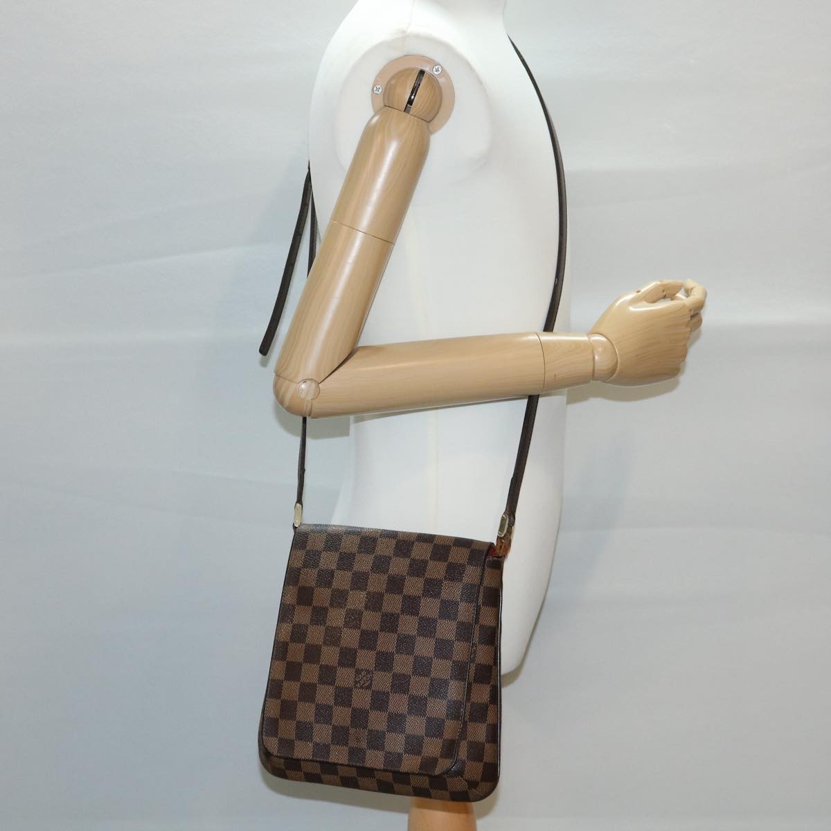 LOUIS VUITTON Damier Ebene Musette Salsa Shoulder Bag N51300 LV bs1617