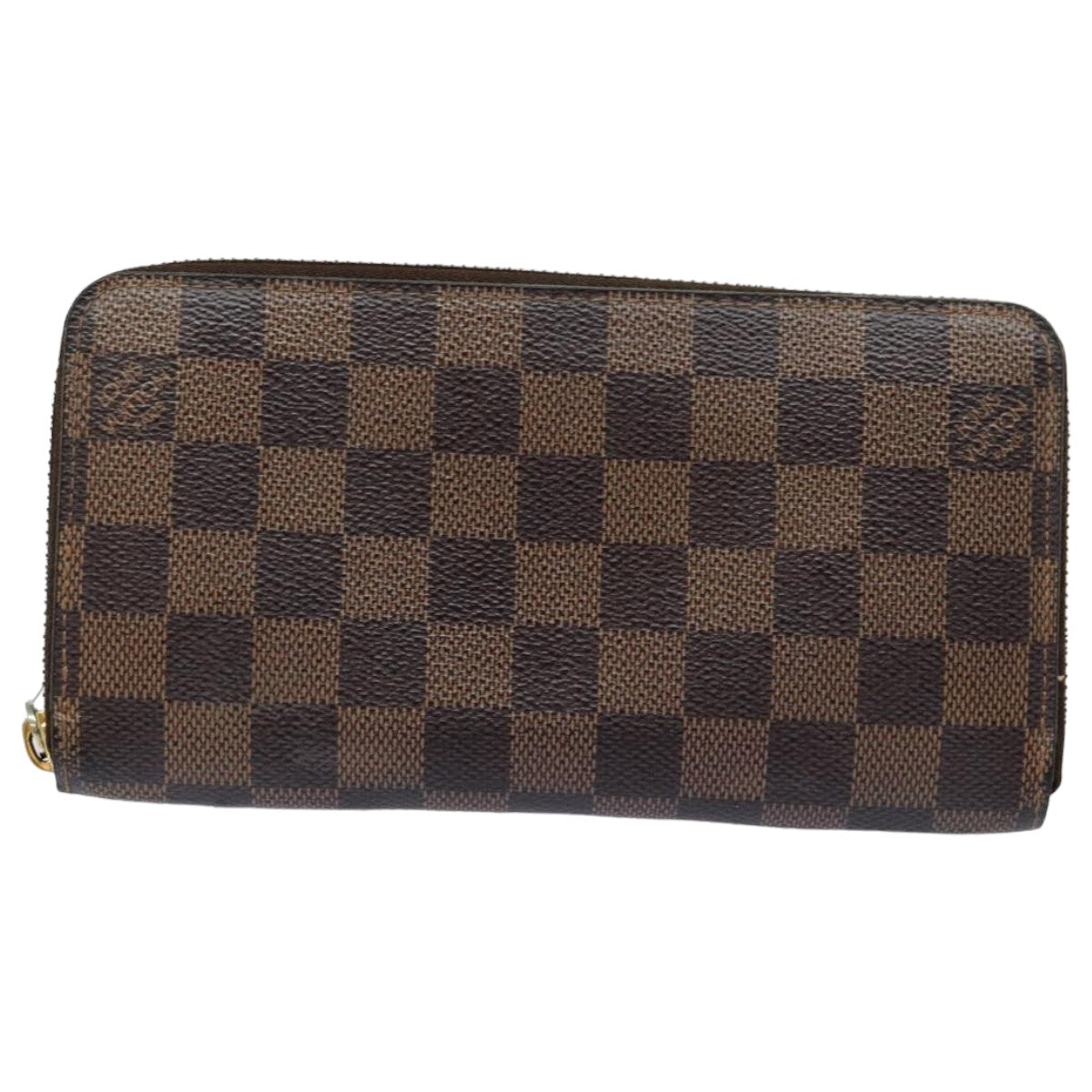 LOUIS VUITTON Damier Ebene Zippy Wallet Long Wallet N41661 LV bs16183