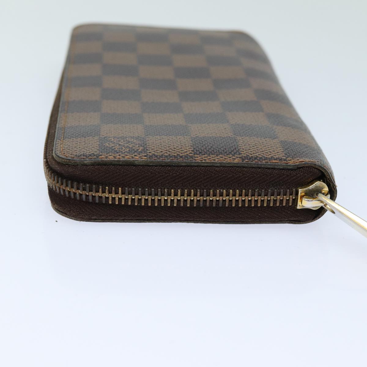 LOUIS VUITTON Damier Ebene Zippy Wallet Long Wallet N41661 LV bs16183