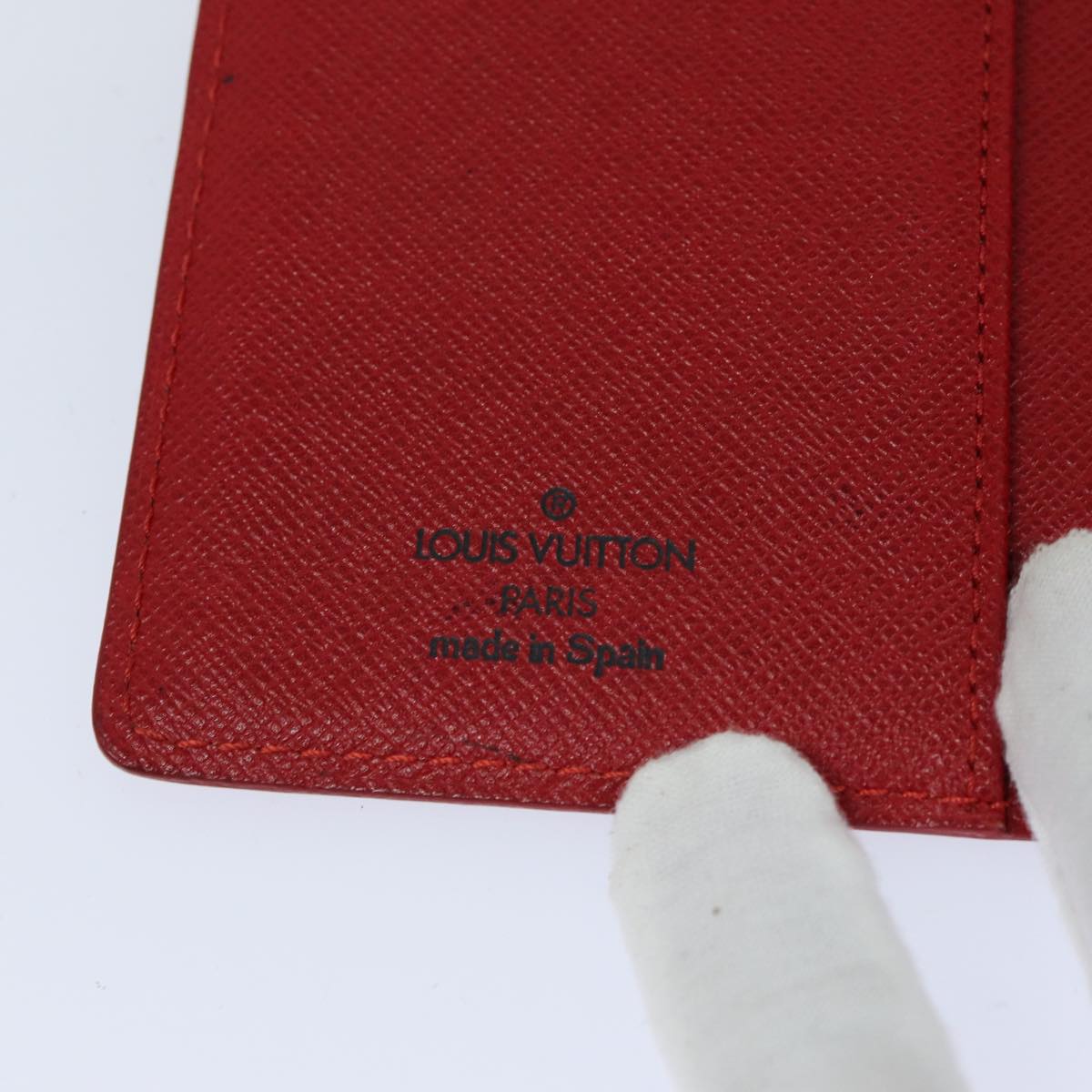LOUIS VUITTON Epi Agenda PM Day Planner Cover Red R20057 LV bs16184