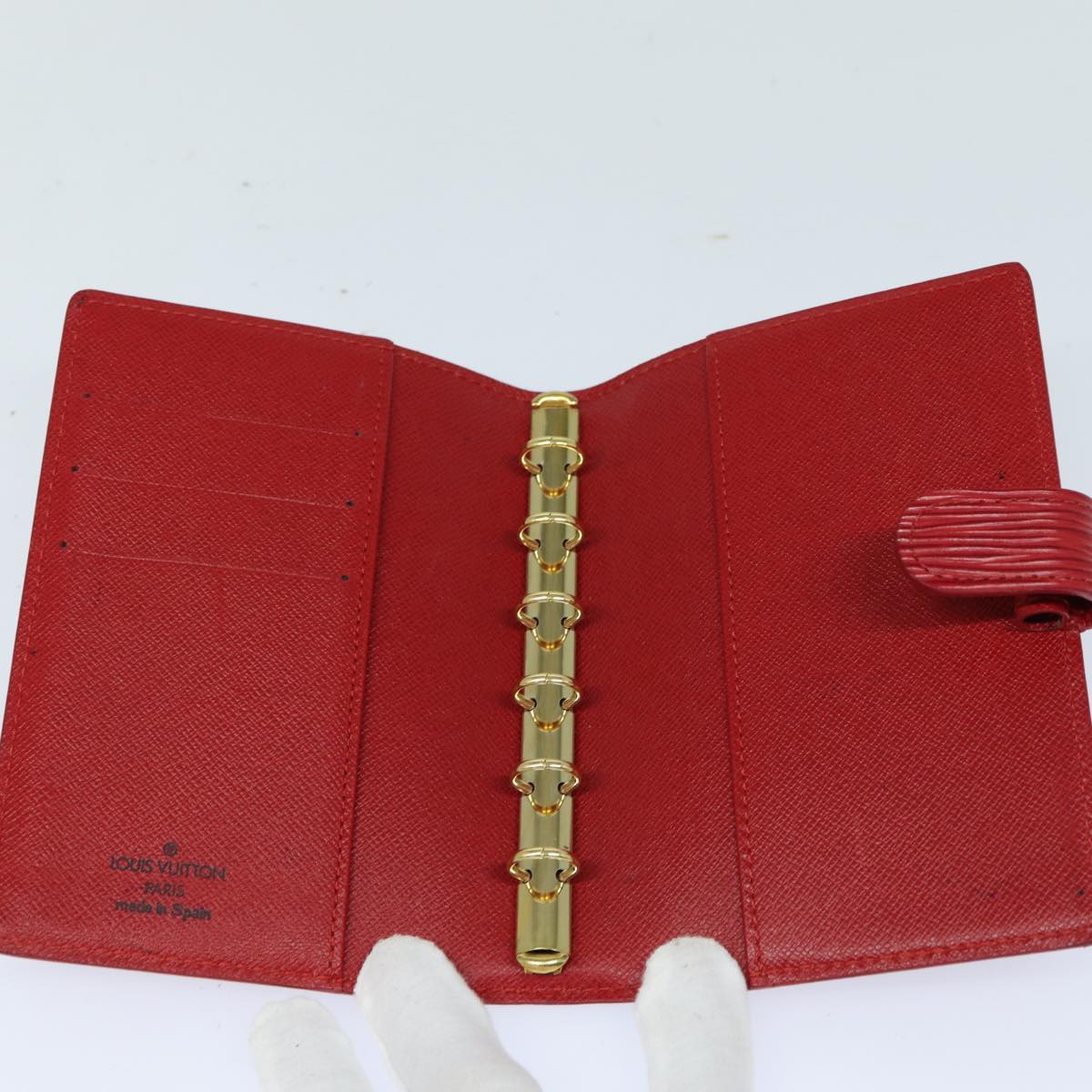LOUIS VUITTON Epi Agenda PM Day Planner Cover Red R20057 LV bs16184