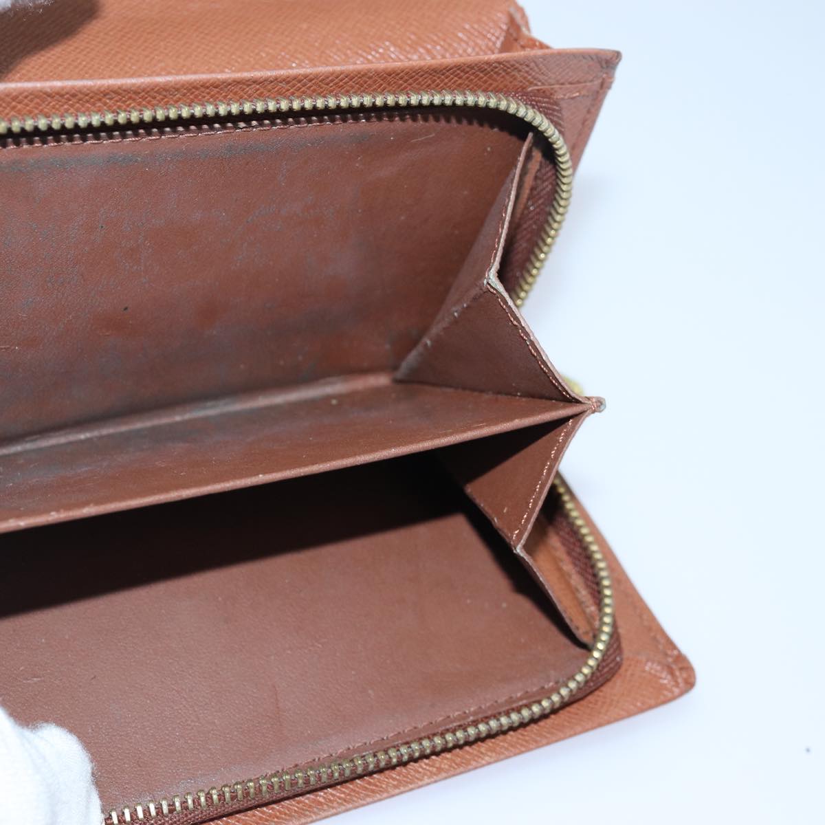 LOUIS VUITTON Monogram Wallet Leather 2Set Black LV bs16202
