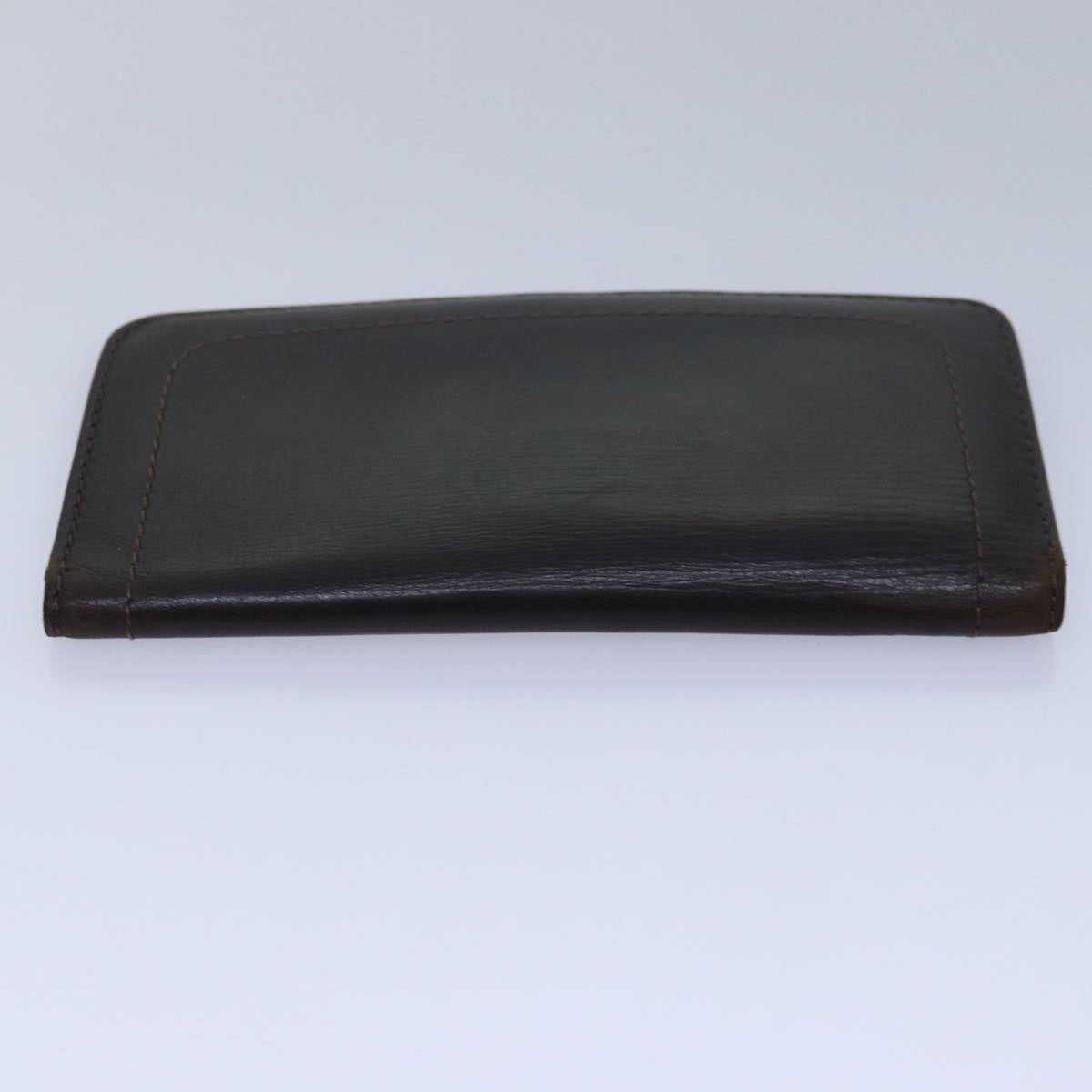LOUIS VUITTON Monogram Wallet Leather 2Set Black LV bs16202