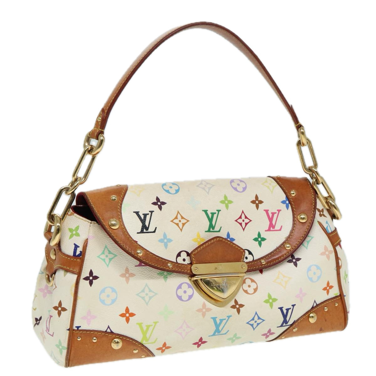 LOUIS VUITTON Monogram Multicolor Beverly MM Shoulder Bag M40203 bs16204