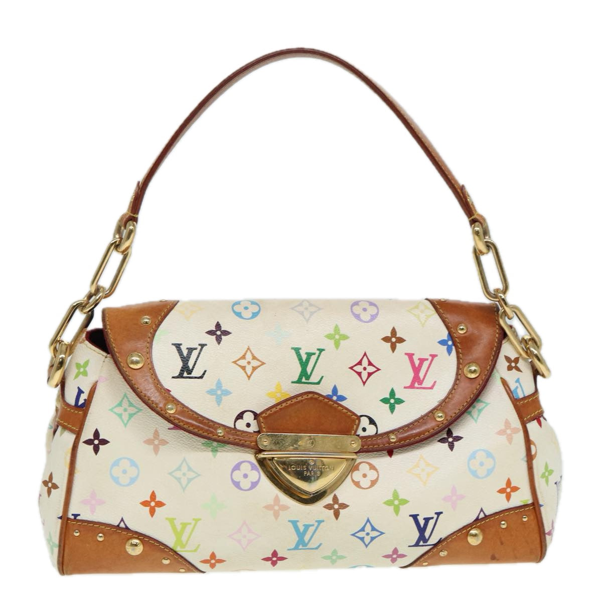 LOUIS VUITTON Monogram Multicolor Beverly MM Shoulder Bag M40203 bs16204