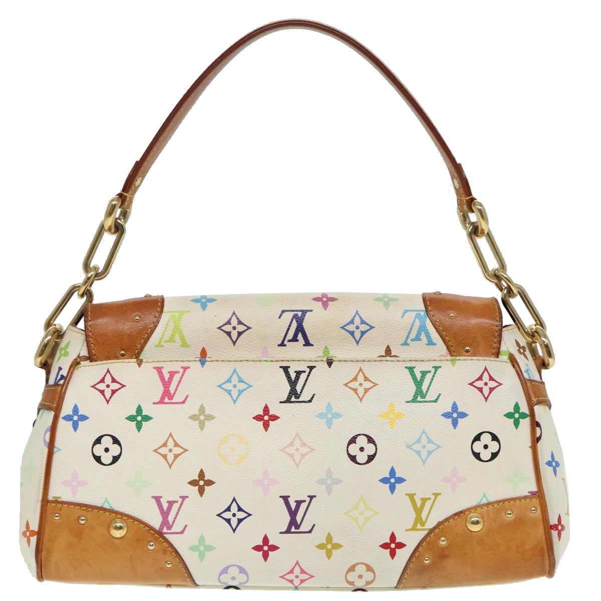 LOUIS VUITTON Monogram Multicolor Beverly MM Shoulder Bag M40203 bs16204