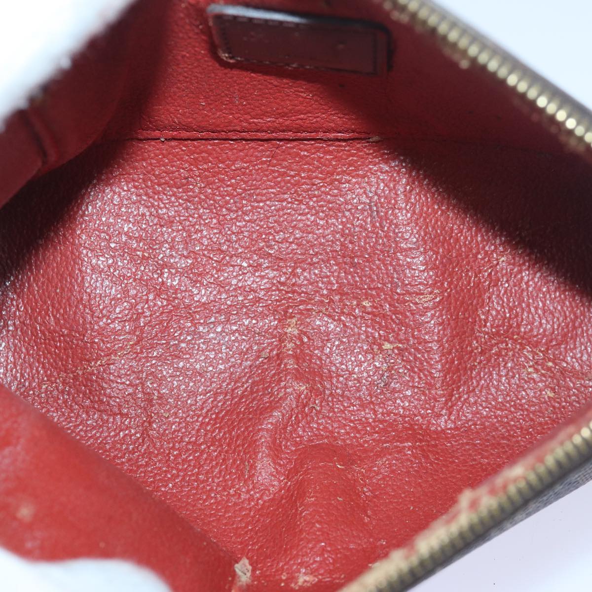 LOUIS VUITTON Damier Ebene Pochette Cosmetic PM Pouch N47516 LV bs16212