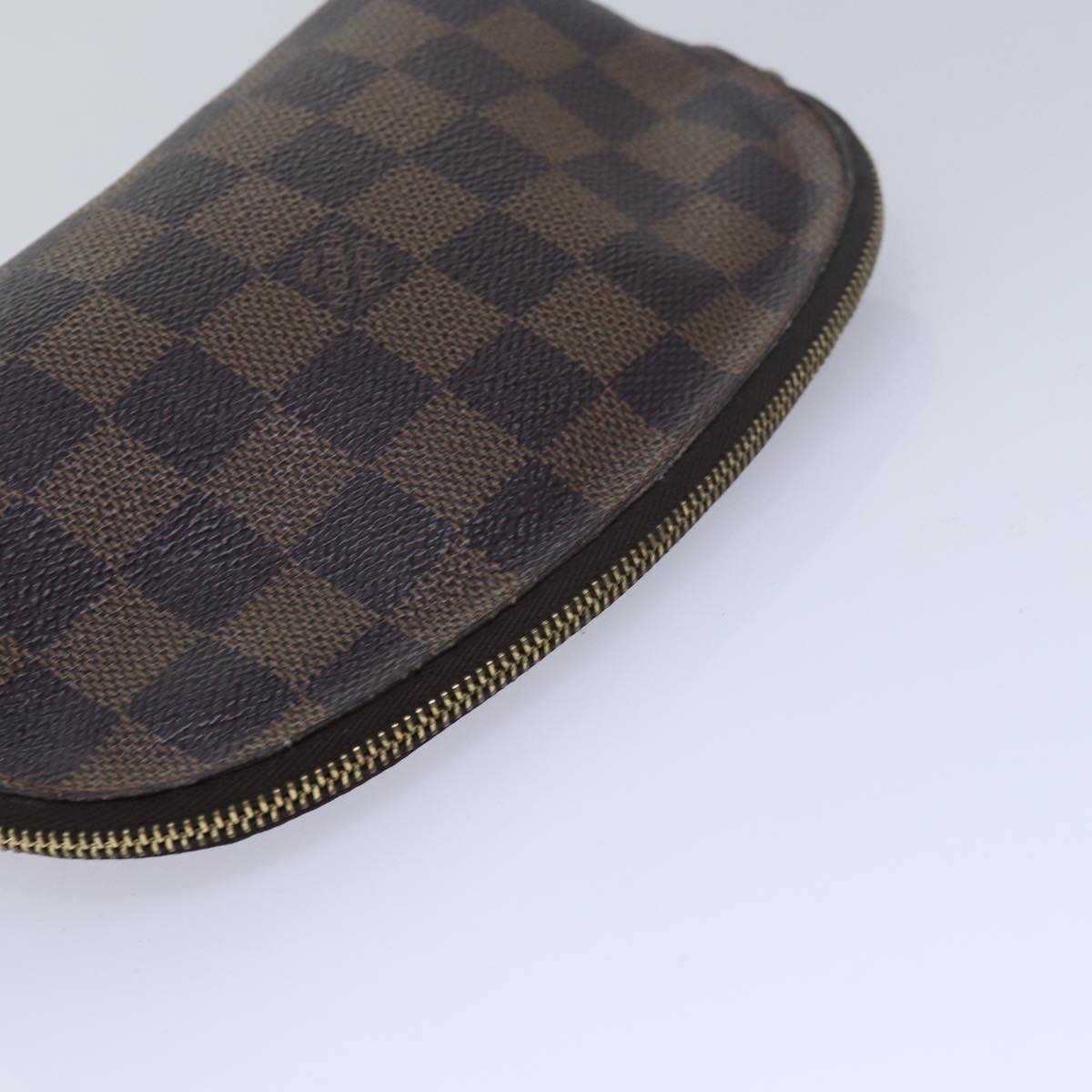 LOUIS VUITTON Damier Ebene Pochette Cosmetic PM Pouch N47516 LV bs16212