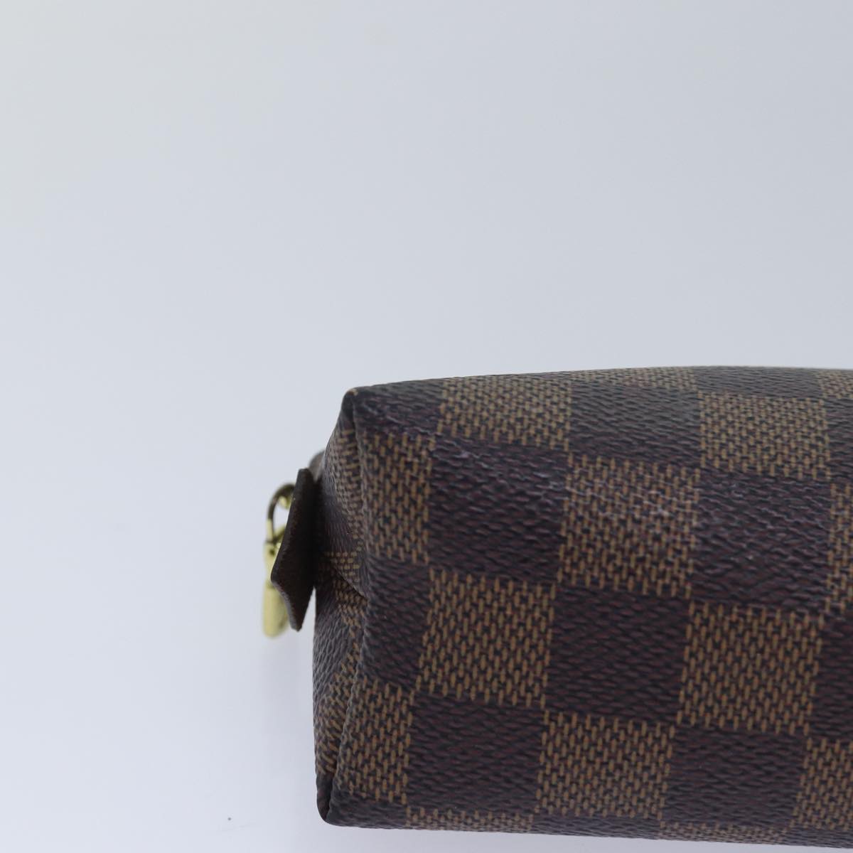 LOUIS VUITTON Damier Ebene Pochette Cosmetic PM Pouch N47516 LV bs16212