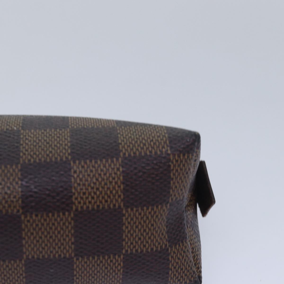 LOUIS VUITTON Damier Ebene Pochette Cosmetic PM Pouch N47516 LV bs16212