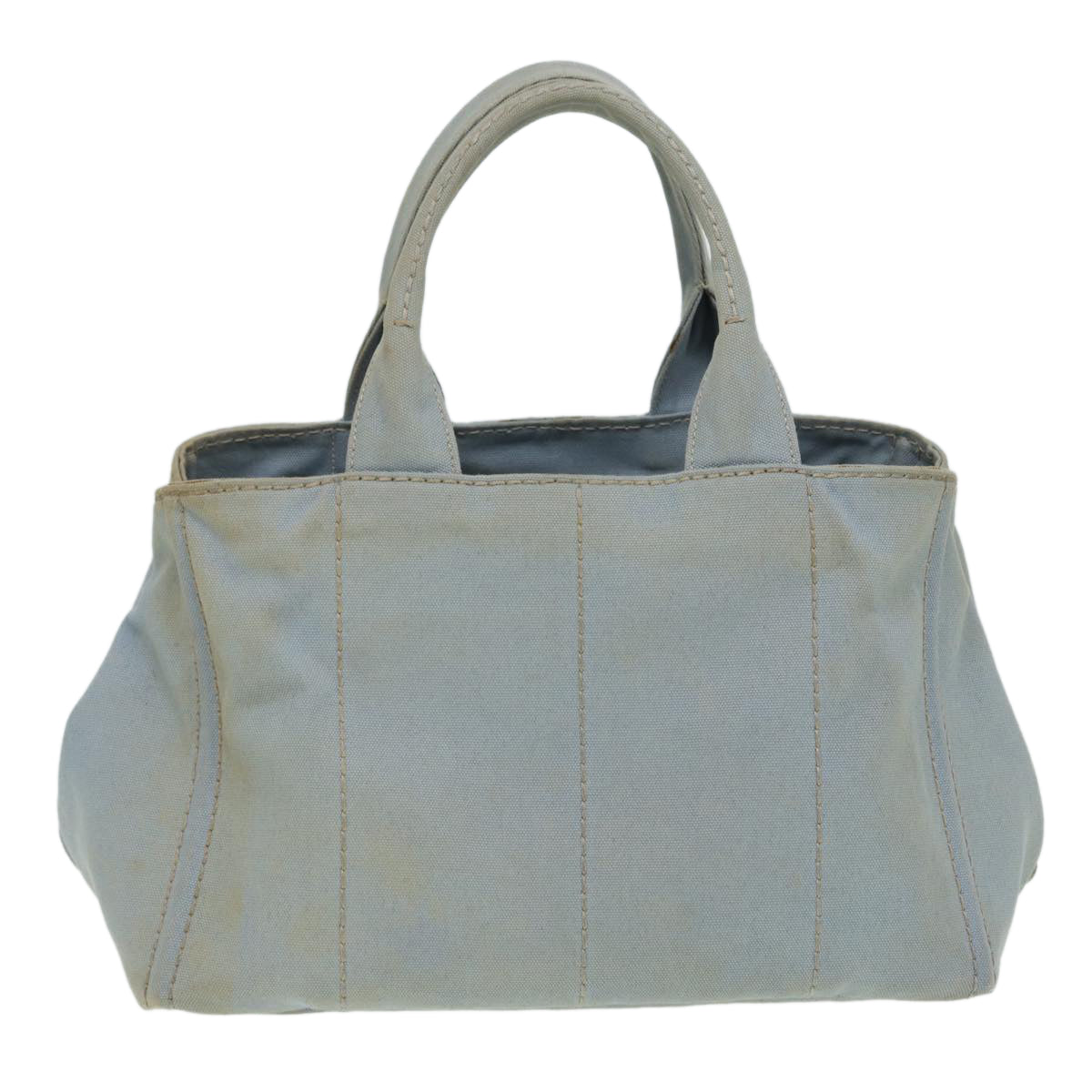 Luxury Prada Canapa MM Hand Bag Canvas Blue  bs16229