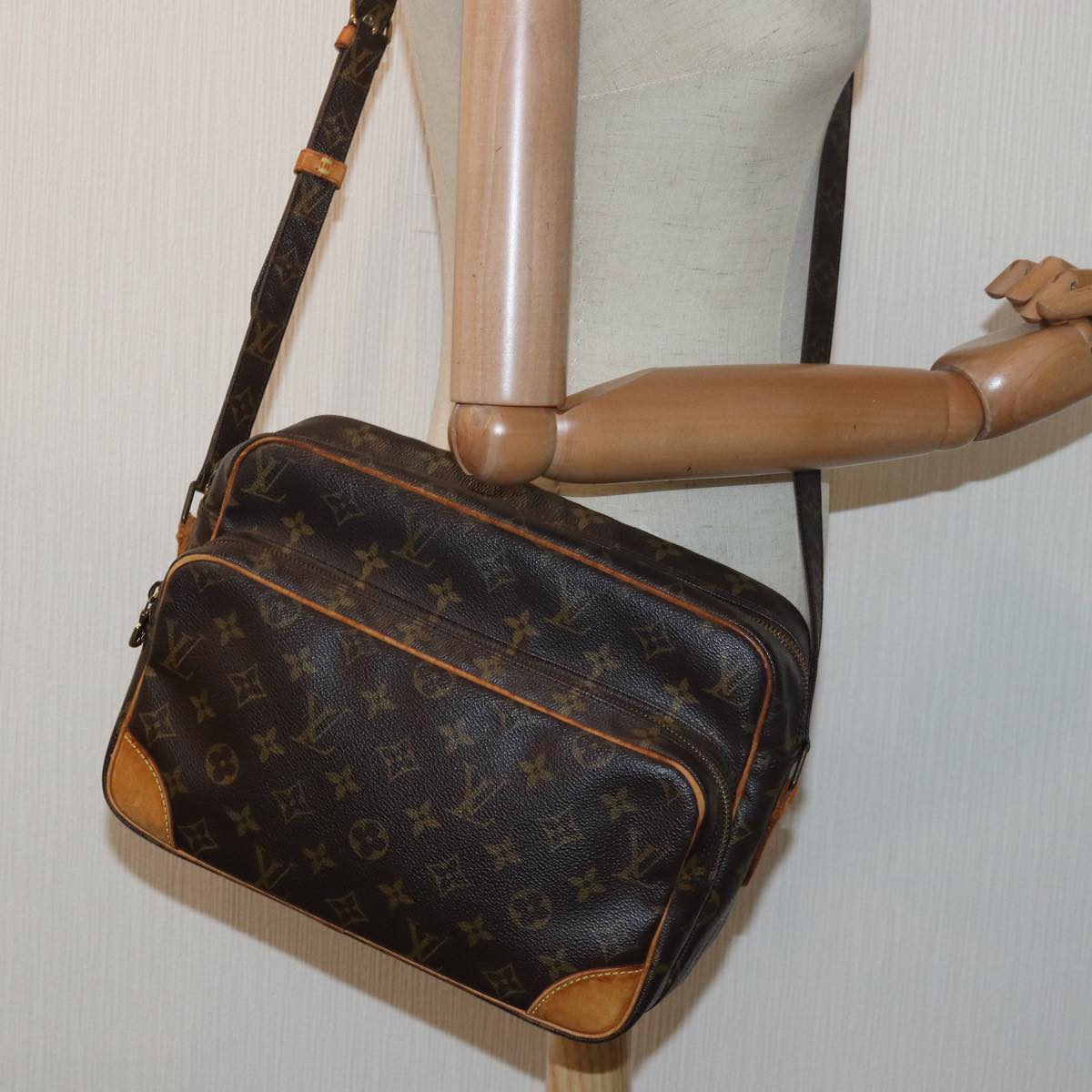 LOUIS VUITTON Monogram Nile Shoulder Bag M45244 LV bs16267
