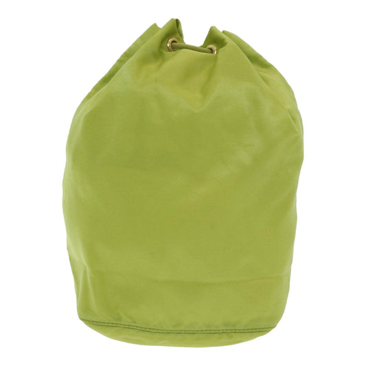 Luxury Prada Drawstring Pouch Nylon Green  bs16274