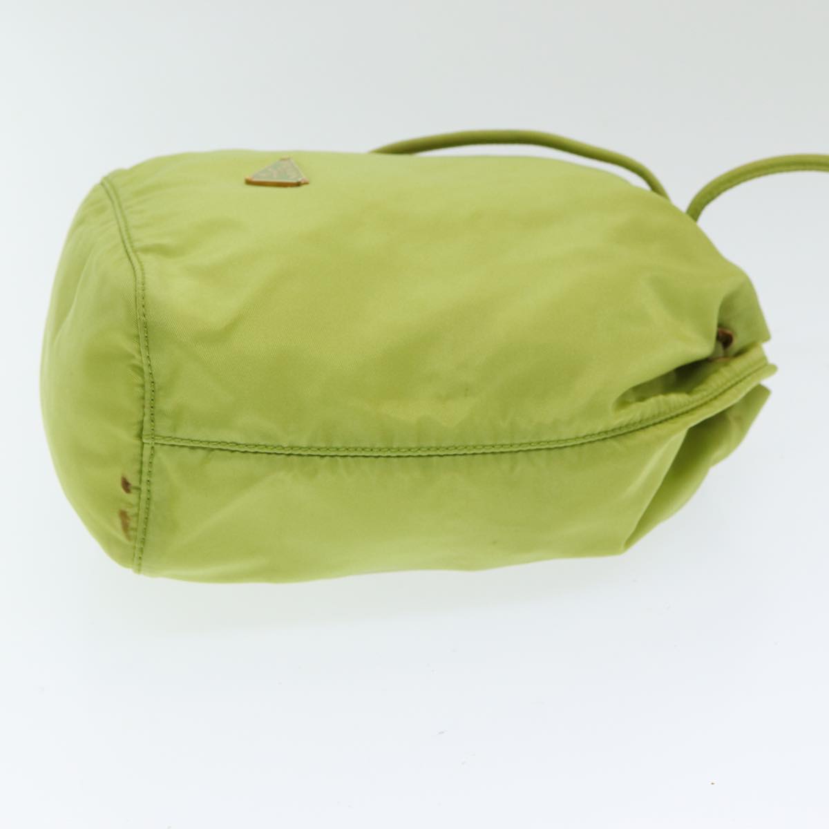 Luxury Prada Drawstring Pouch Nylon Green  bs16274