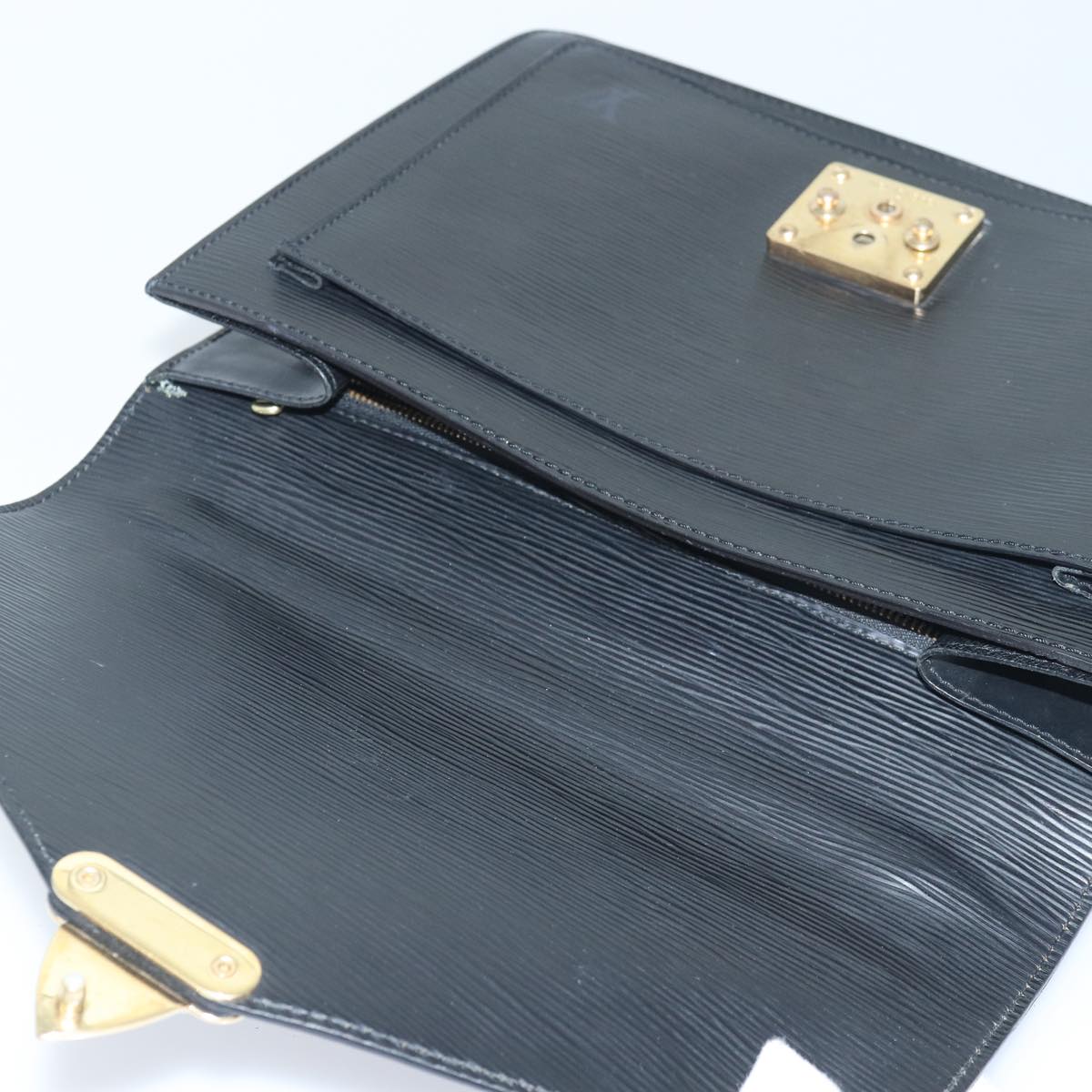 LOUIS VUITTON Epi Monceau 28 Hand Bag Black M52122 LV bs16275