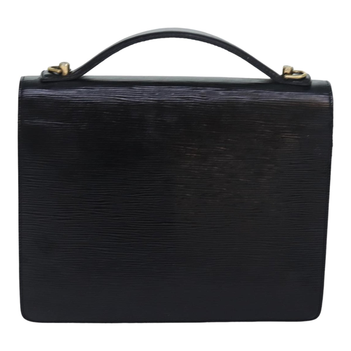 LOUIS VUITTON Epi Monceau 28 Hand Bag Black M52122 LV bs16275