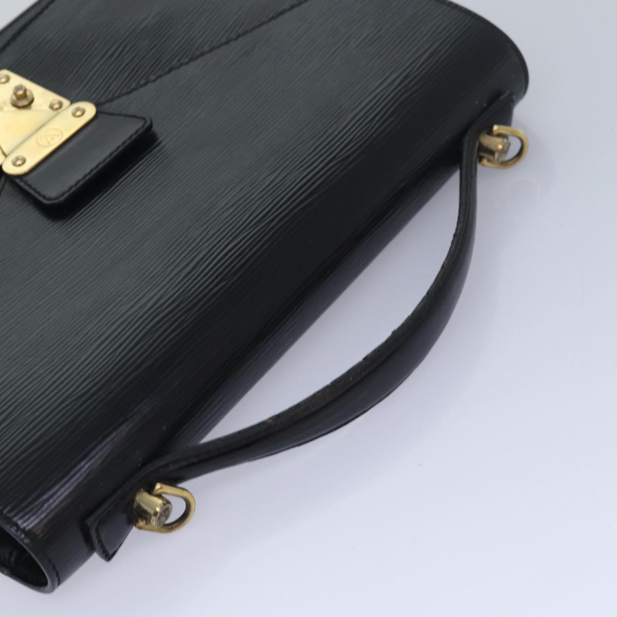 LOUIS VUITTON Epi Monceau 28 Hand Bag Black M52122 LV bs16275