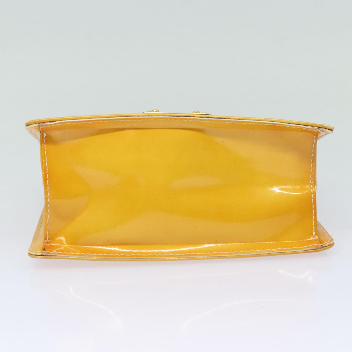 LOUIS VUITTON Monogram Vernis Spring Street Bag Lime Yellow M91068 bs16287