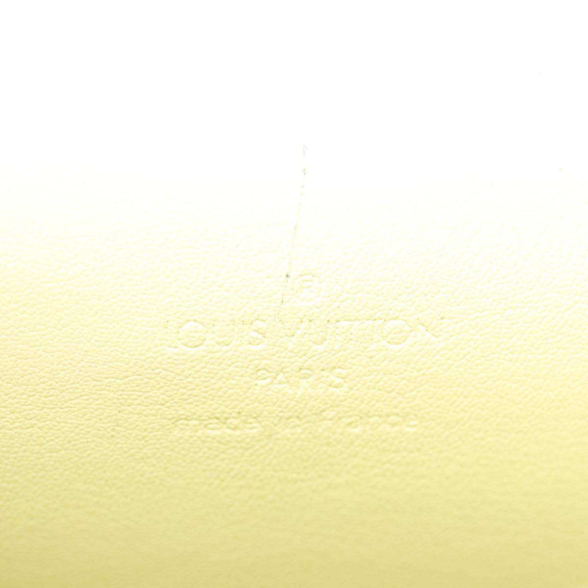 LOUIS VUITTON Monogram Vernis Spring Street Bag Lime Yellow M91068 bs16287