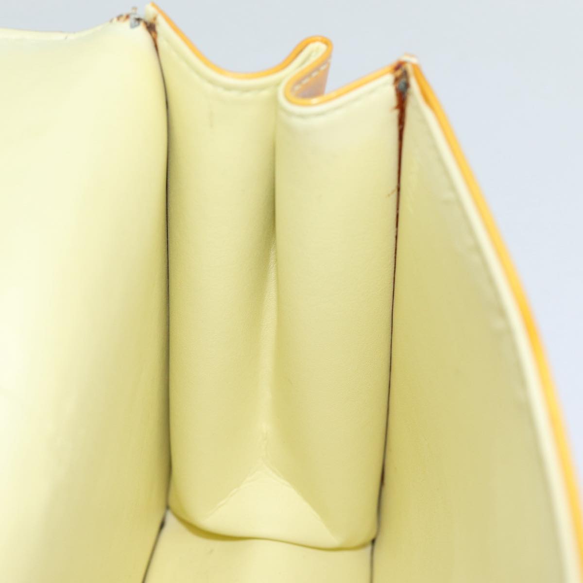 LOUIS VUITTON Monogram Vernis Spring Street Bag Lime Yellow M91068 bs16287