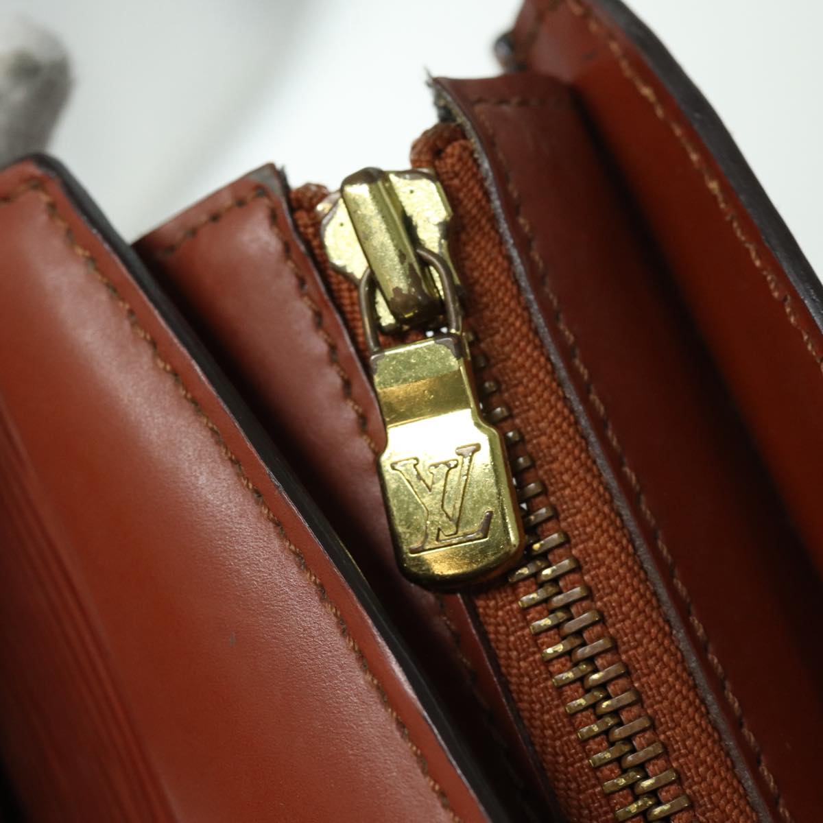 LOUIS VUITTON Epi Riviera Hand Bag Brown M48183 LV bs16294