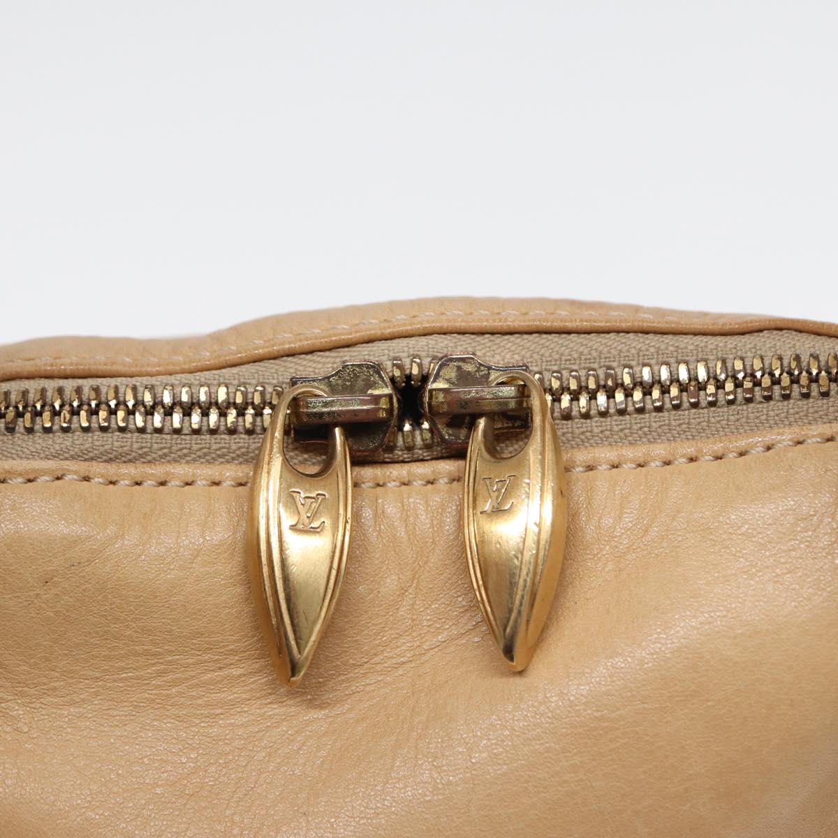 LOUIS VUITTON Nomad leather Hand Bag Paris Saint Germain Only Beige bs16297