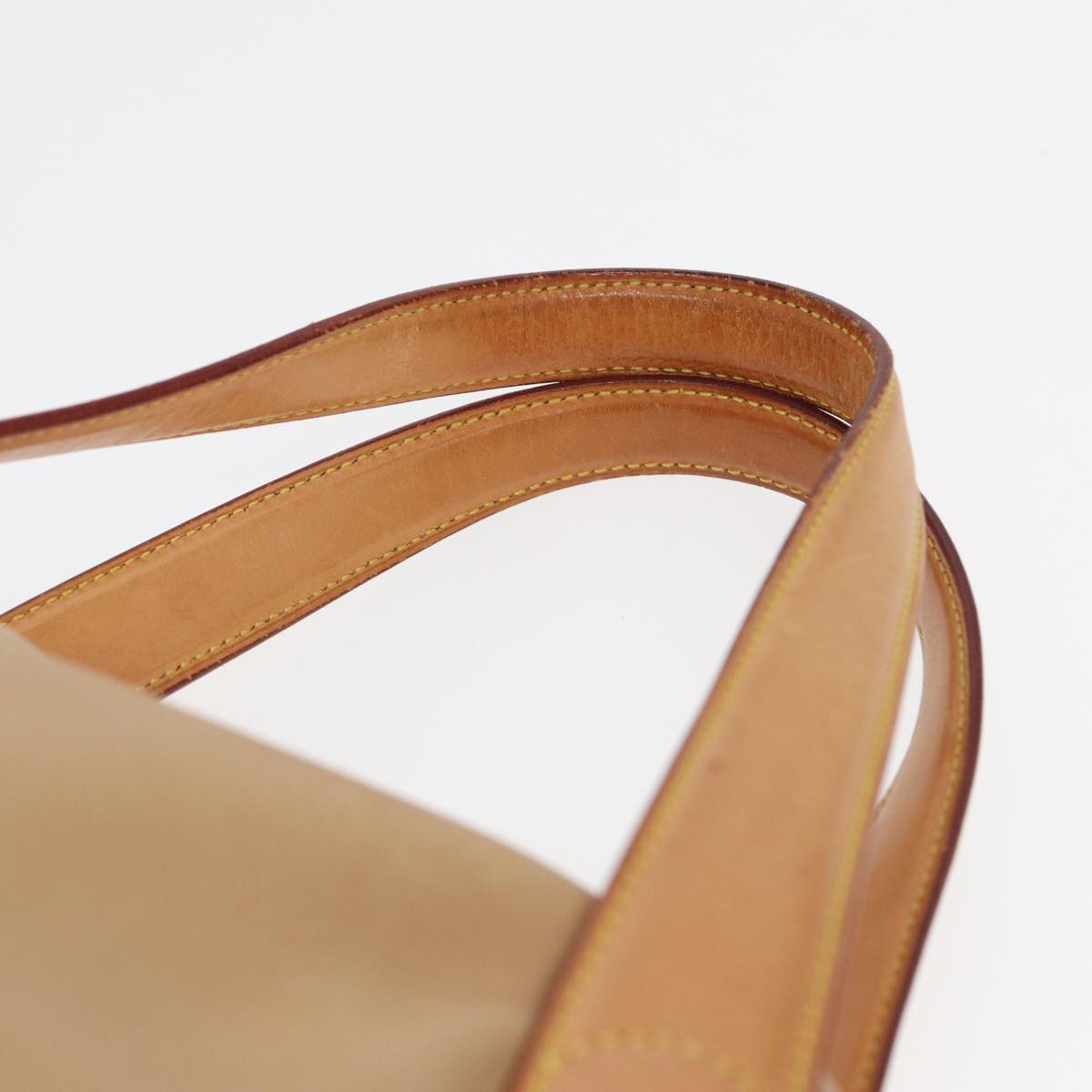 LOUIS VUITTON Nomad leather Hand Bag Paris Saint Germain Only Beige bs16297