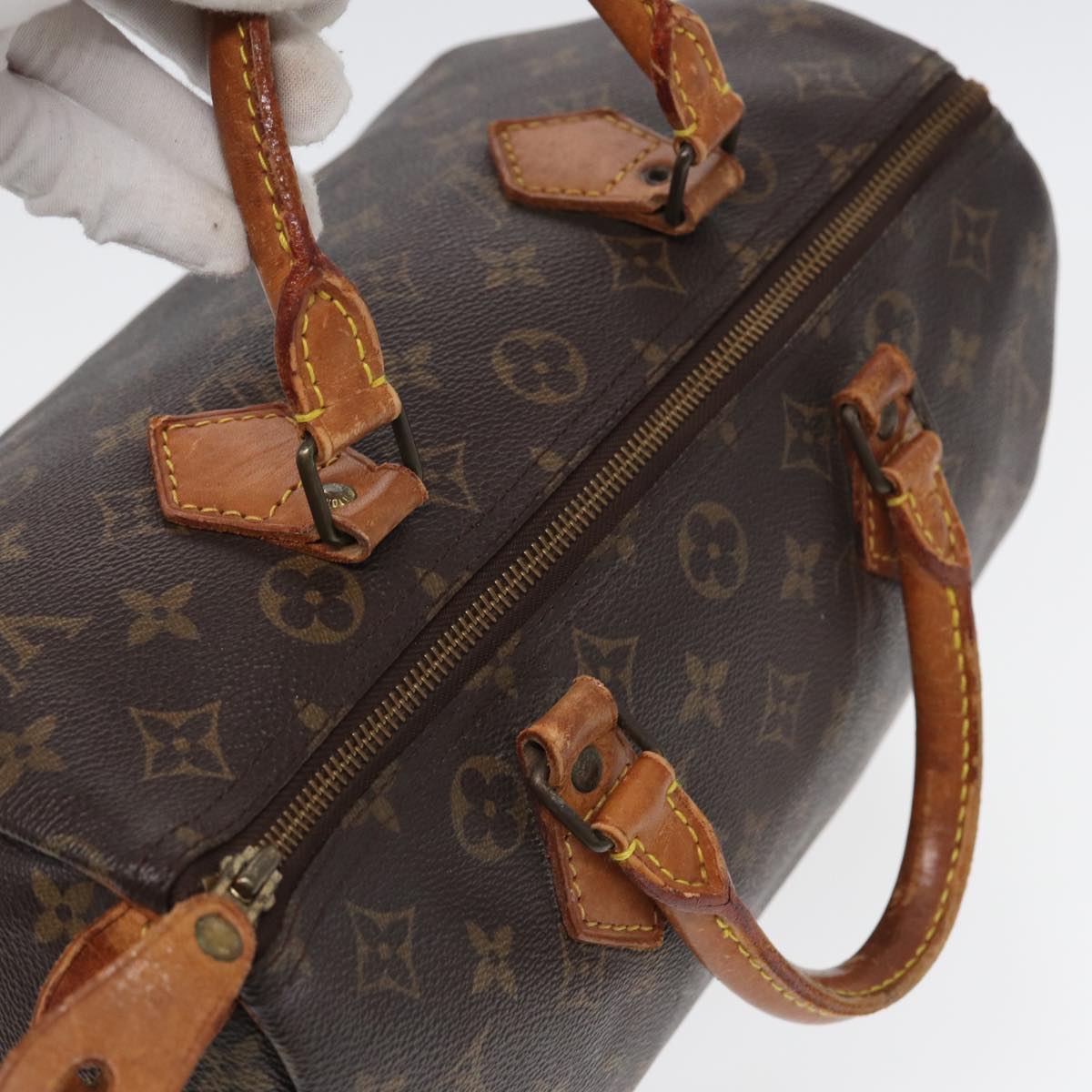 LOUIS VUITTON Monogram Speedy 30 Hand Bag M41526 LV bs16304