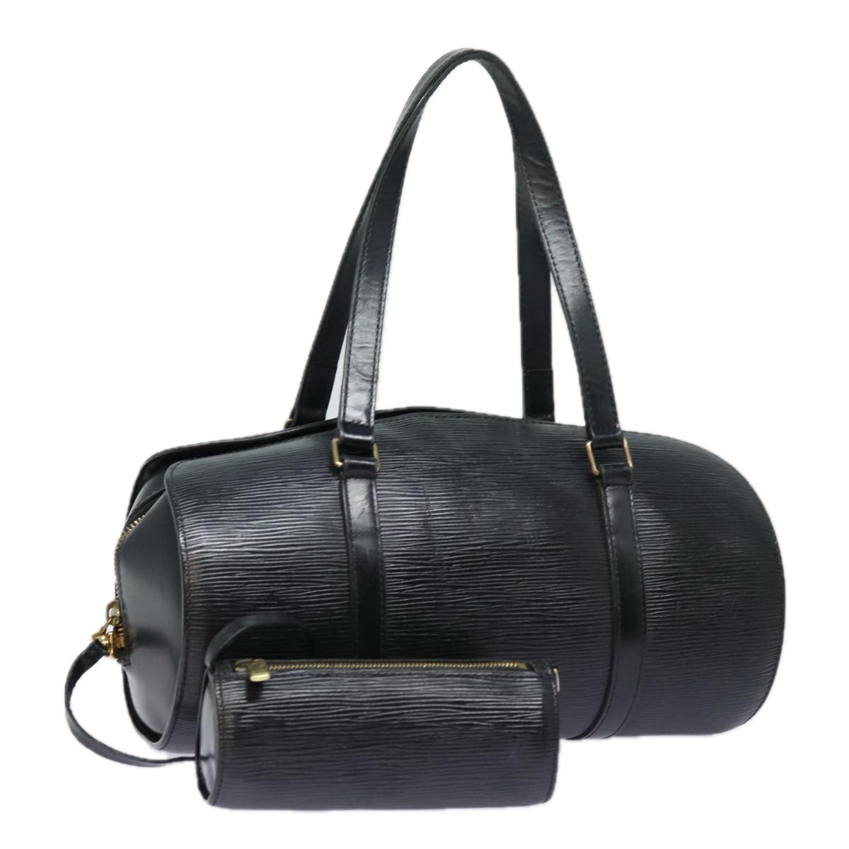 LOUIS VUITTON Epi Soufflot Hand Bag Black M52222 LV bs16309
